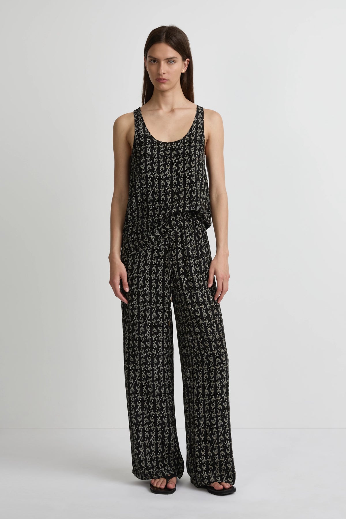 Perfect Silk Tank 2.0 - Palma Print