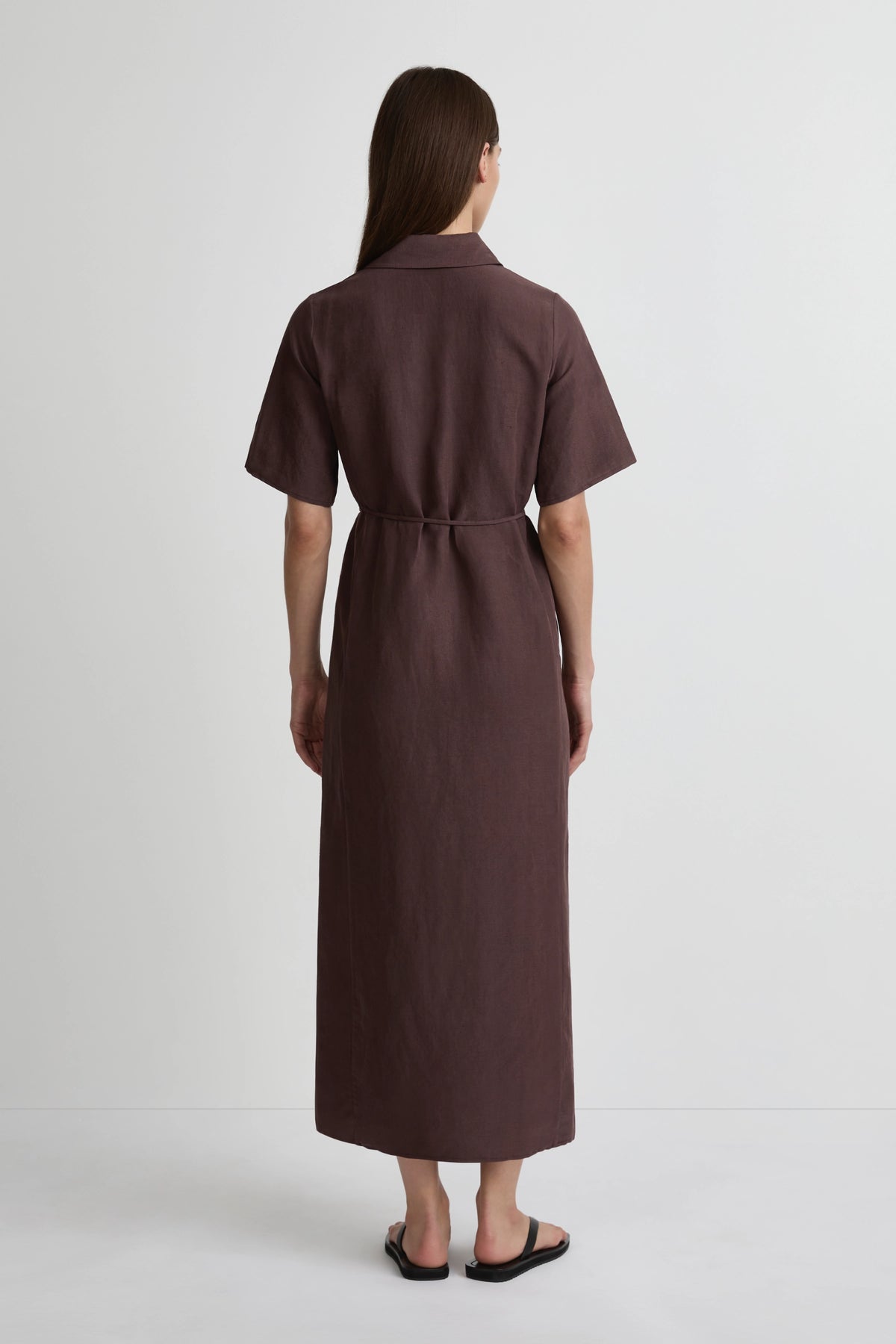 Edition Dress - Muscatel Silk Linen