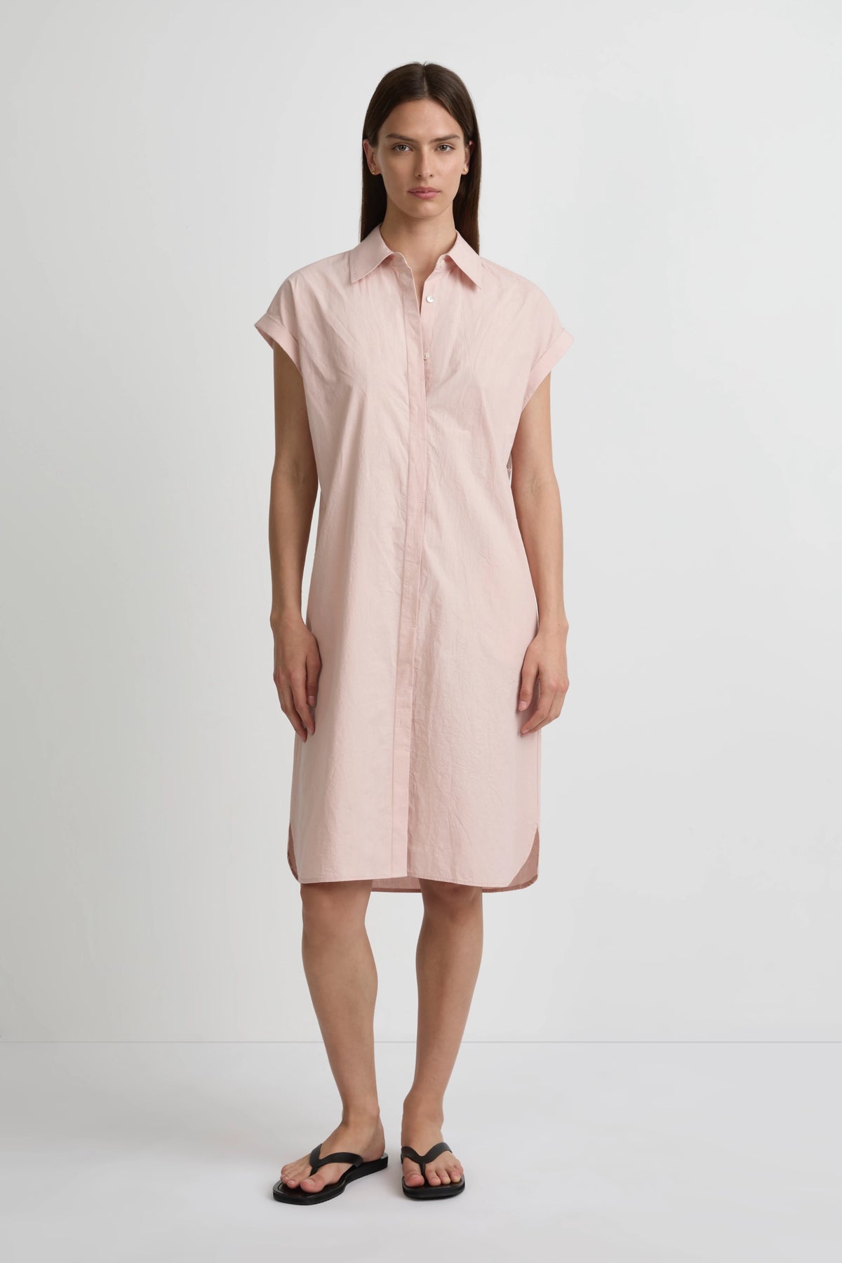 Heatwave Shirtdress - Almond Blossom Cotton
