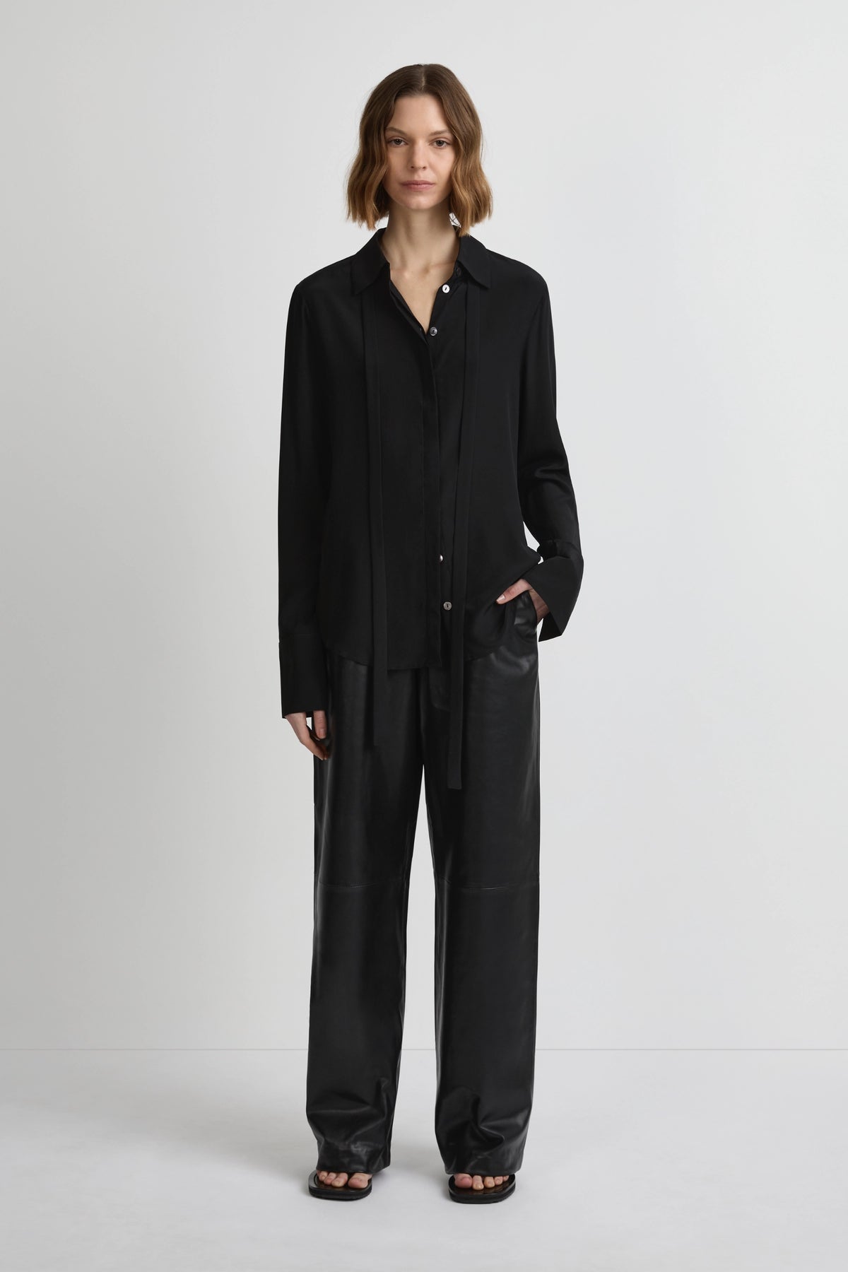 Perfect Shirt 2.0 - Black Silk