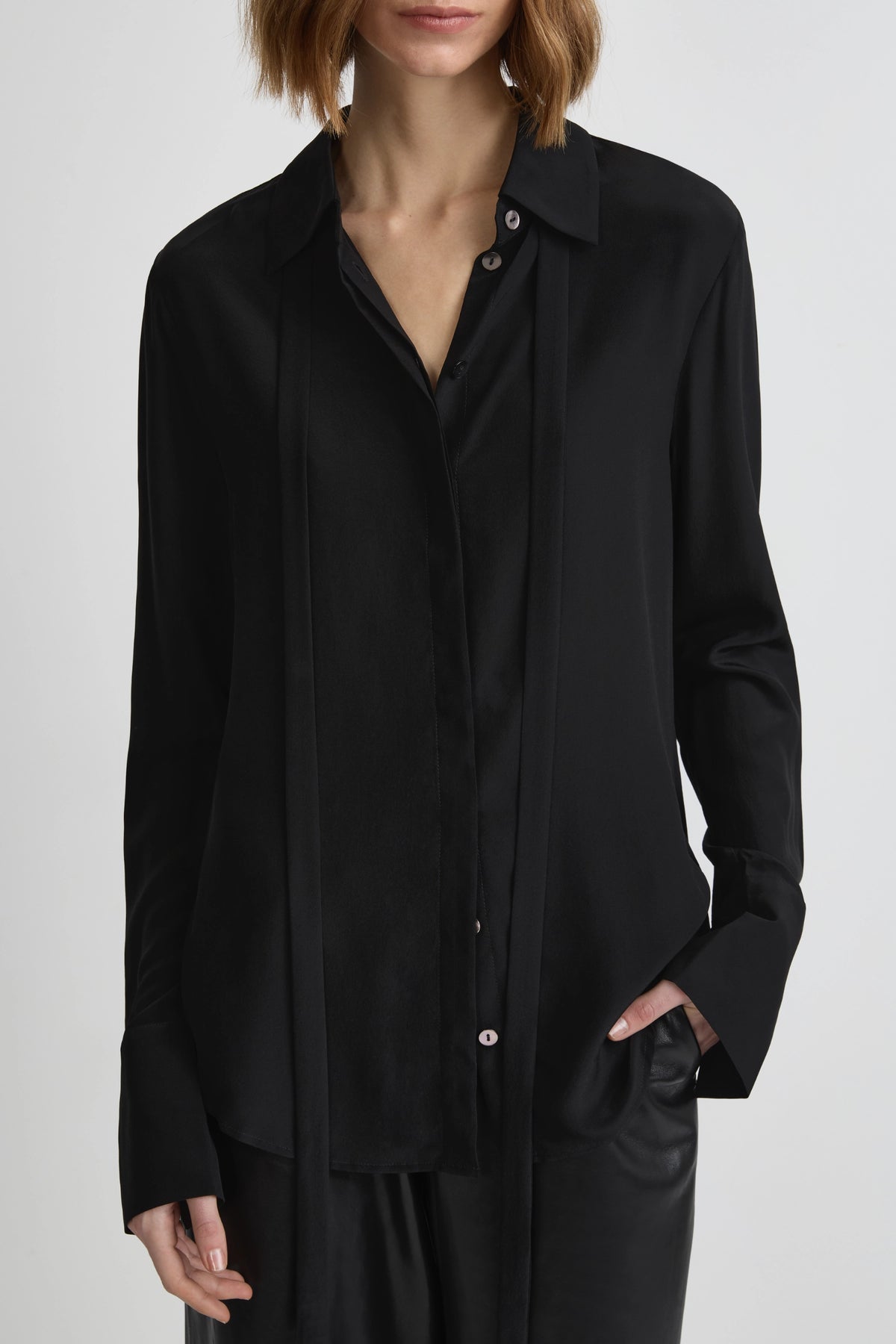 Perfect Shirt 2.0 - Black Silk
