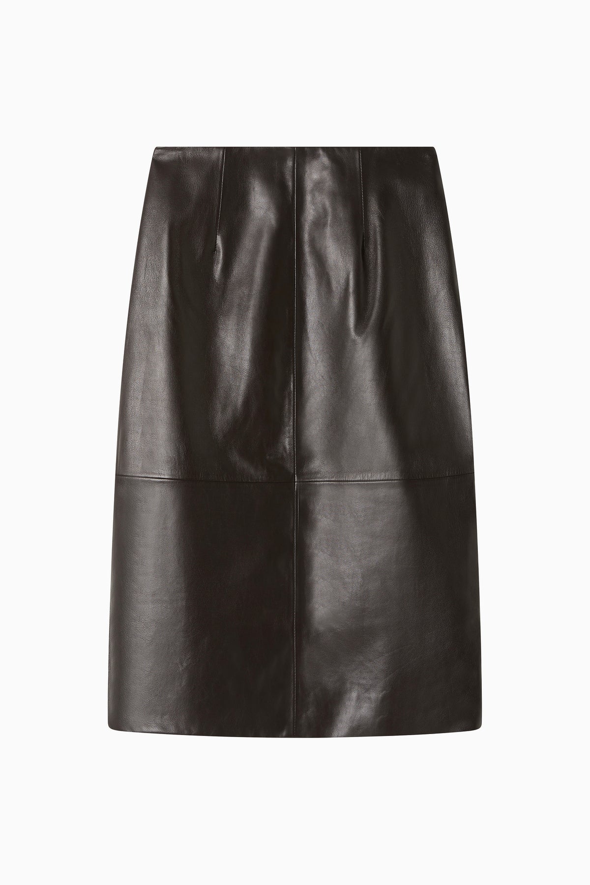 Leather Studio Skirt - Cafe Solo