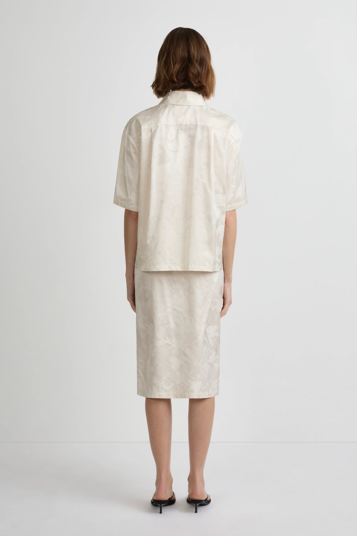 Mid Shirt - Heirloom Silk Cotton Jacquard