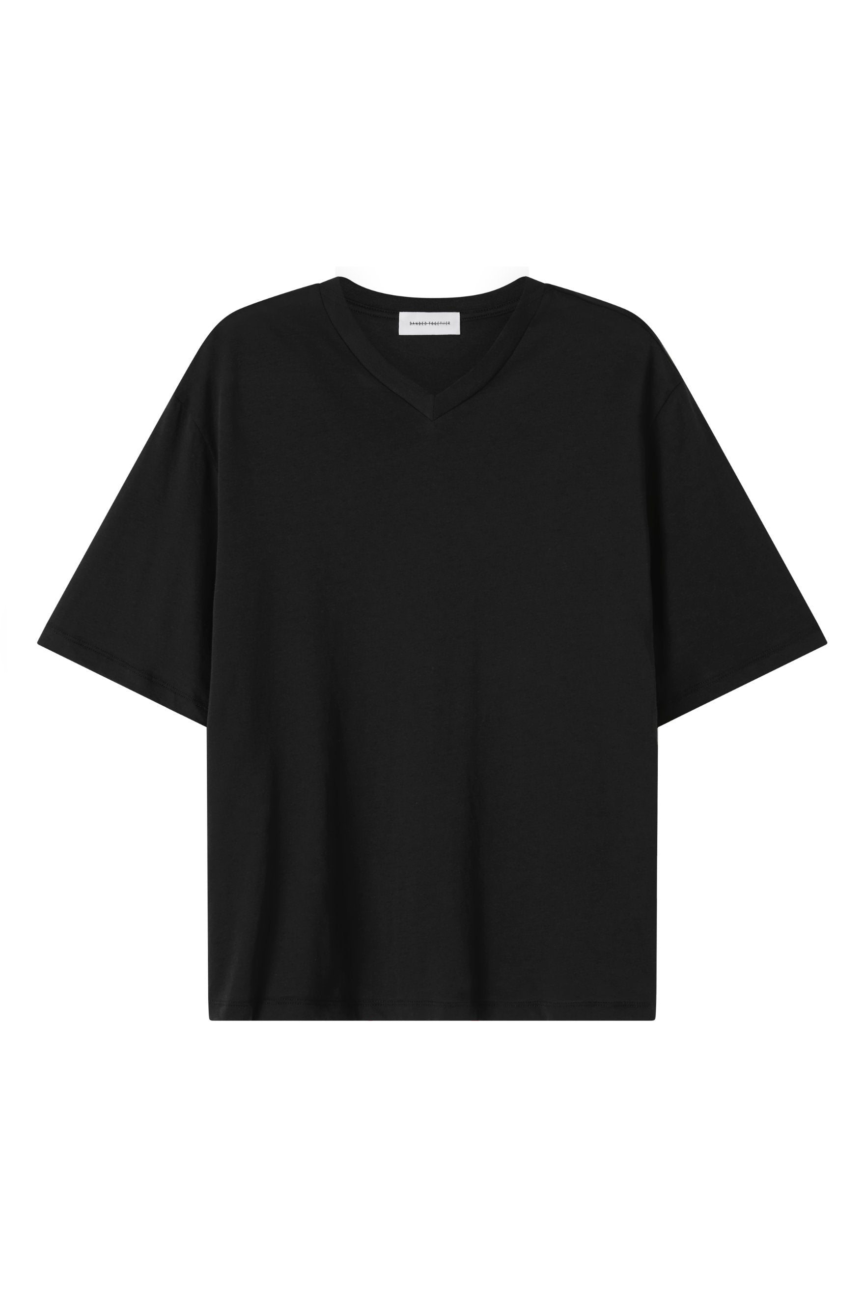 Cotton Everyday V-Neck T - Black