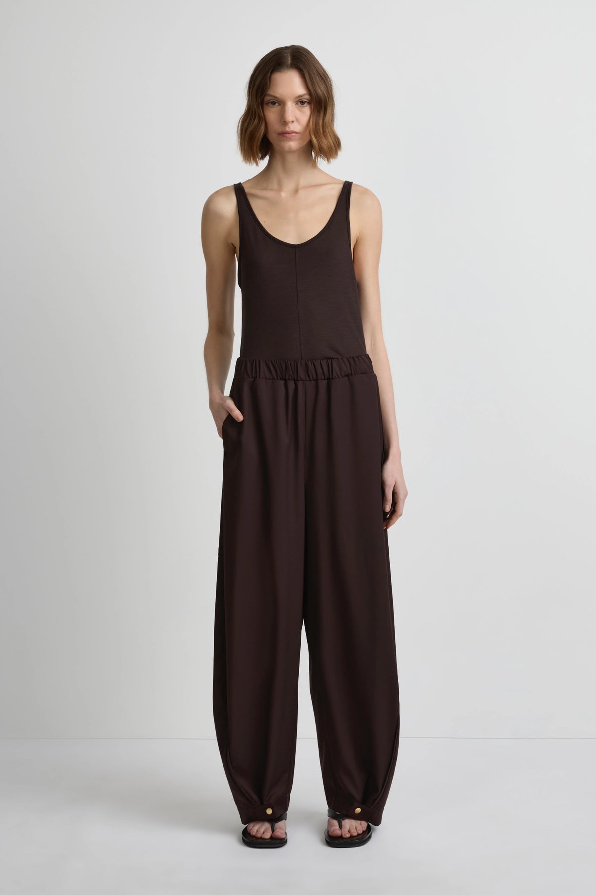 Runaround Pant - Cafe Solo Wool