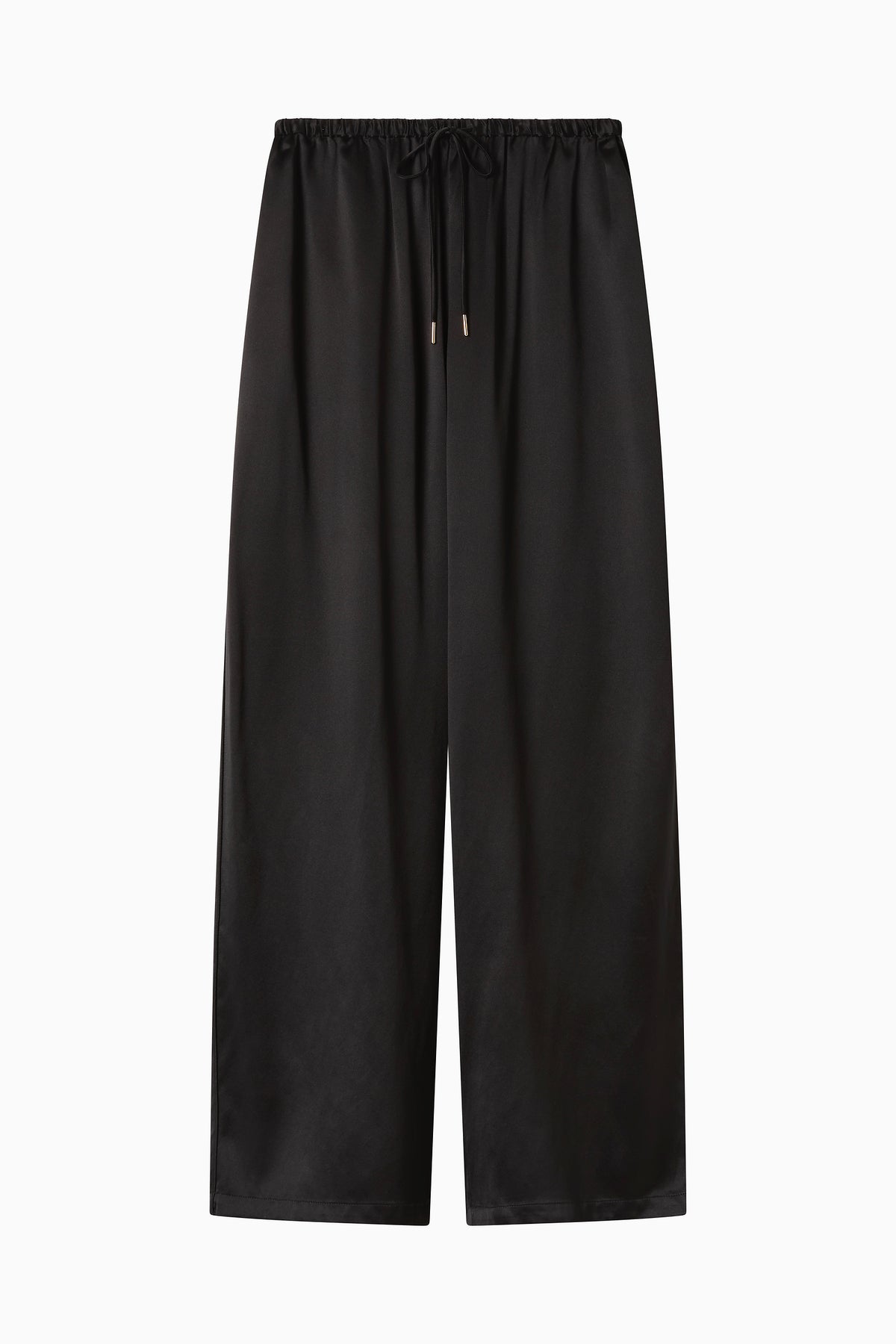 Resort Pant - Black Luxe Silk