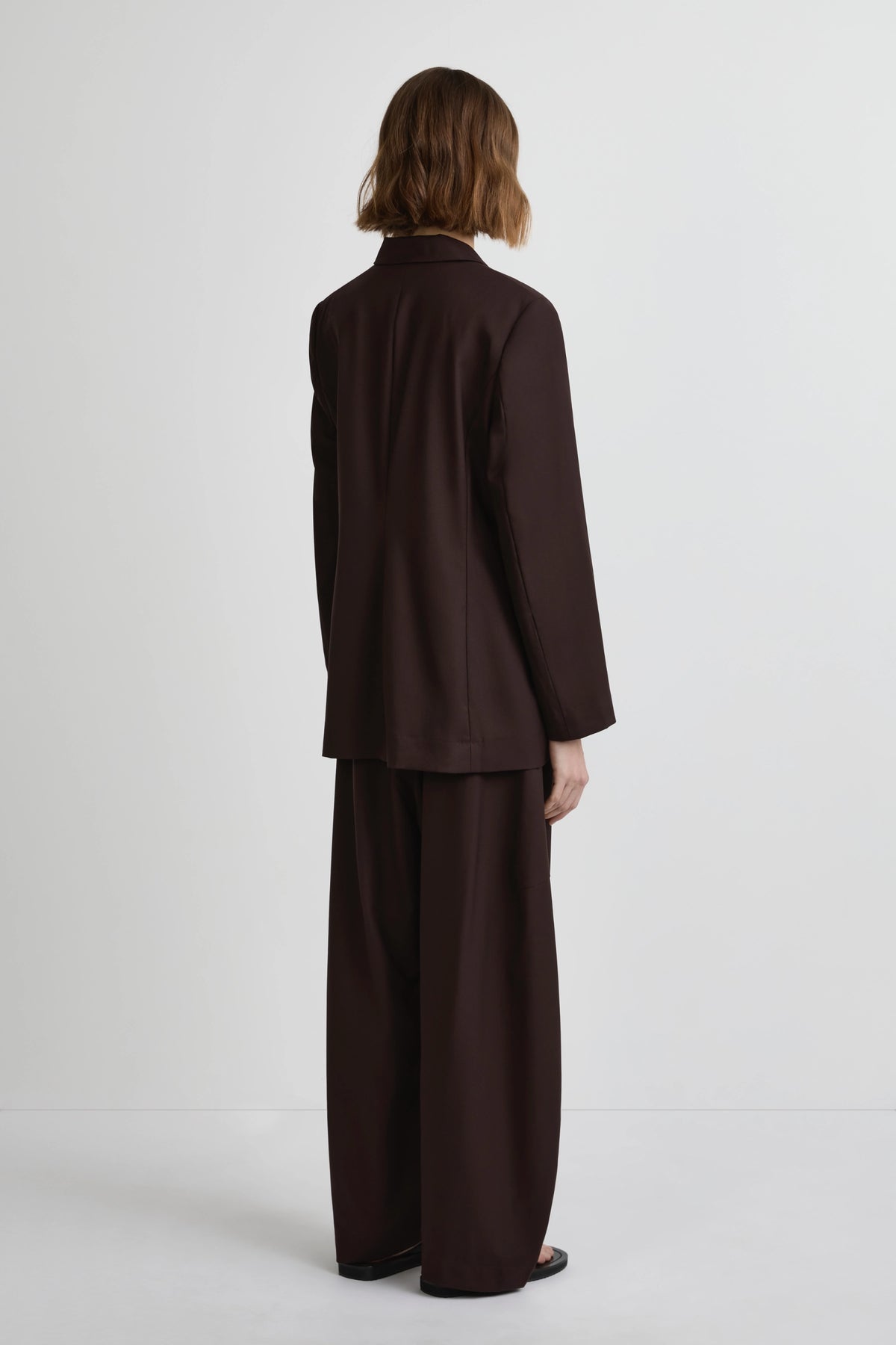 Easy Blazer - Cafe Solo Wool