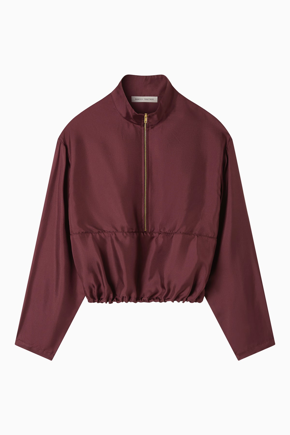 Zipped Blouse - Bodega Silk Twill