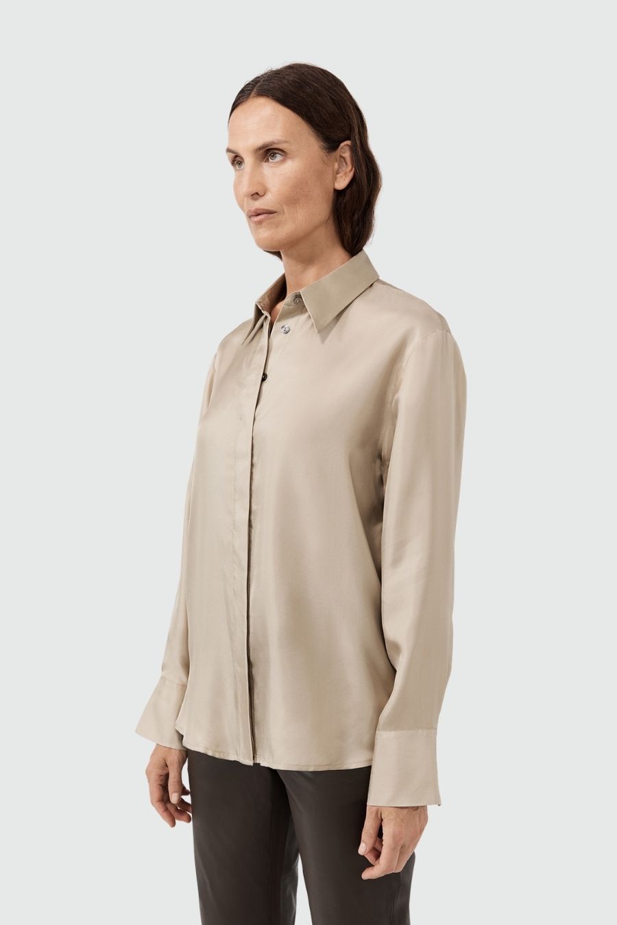 Hero Shirt - New Beige Silk