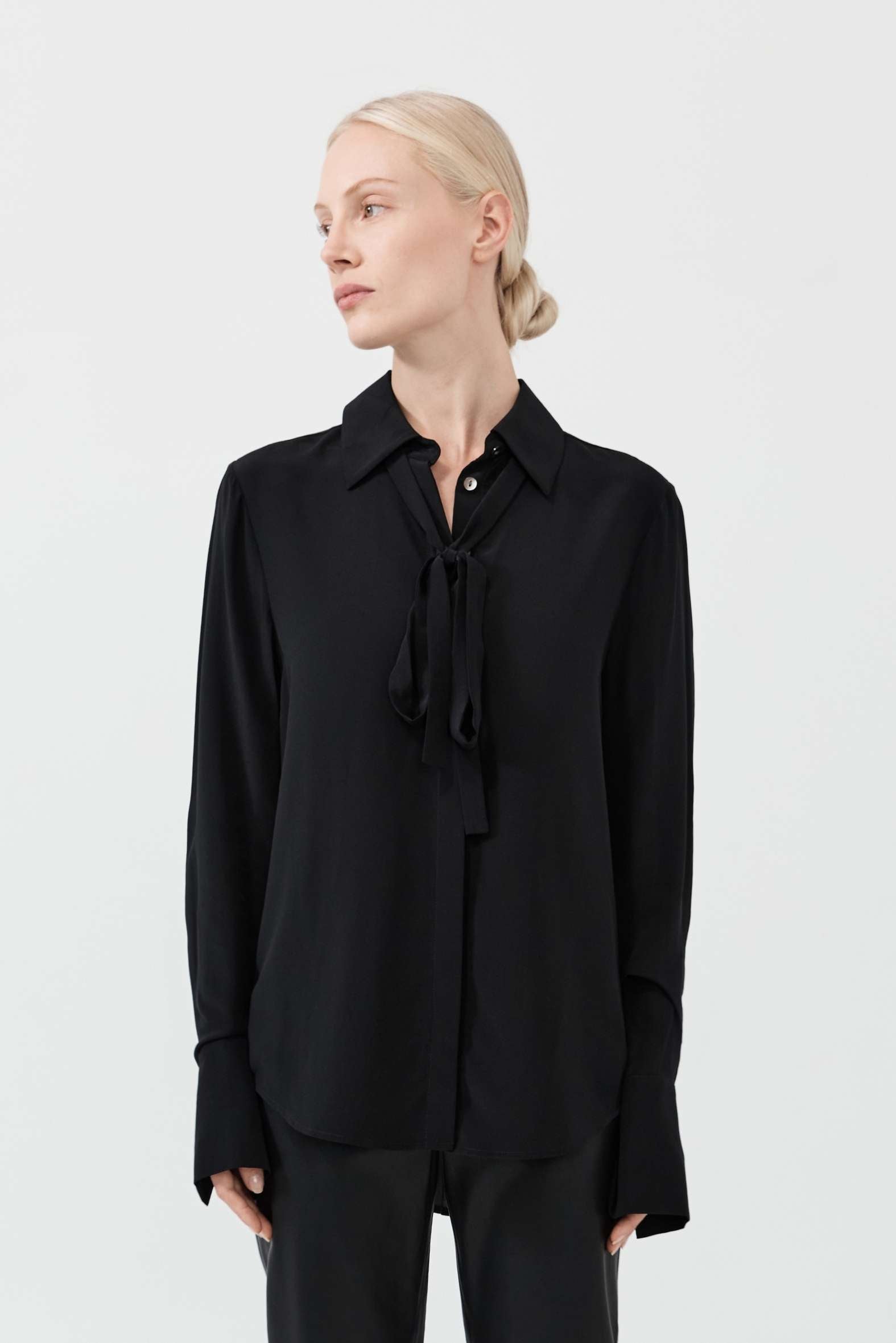 Perfect Shirt 2.0 - Black Silk