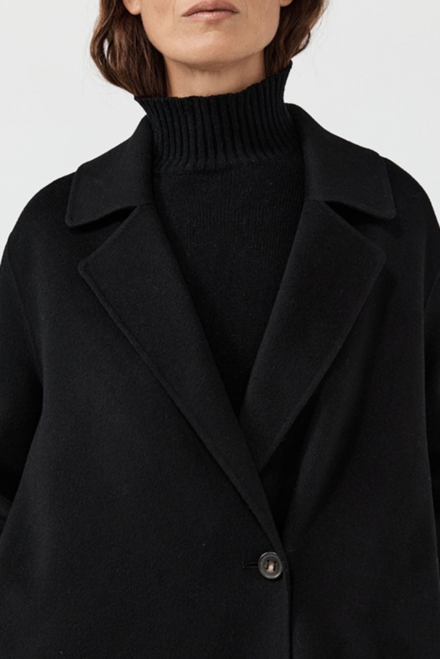 Cashmere Icon Coat - Black