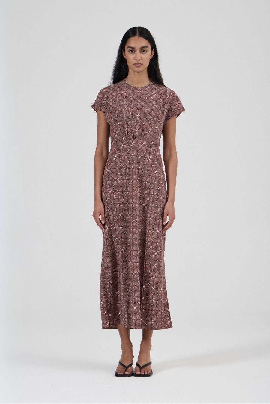 Everyday Dress - Astoria Fig Silk