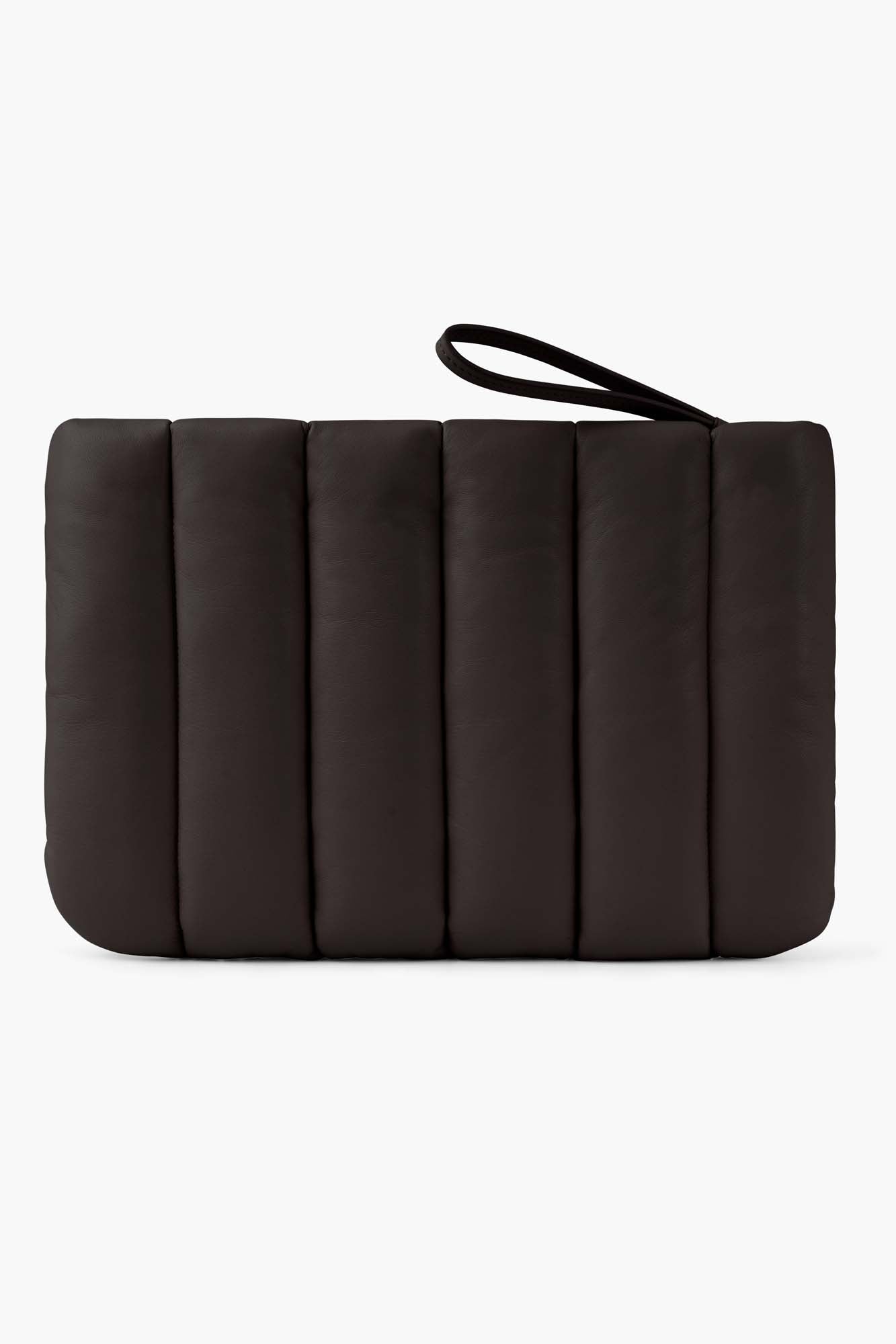 BT34 Leather Clutch - Bitter Chocolate - Banded Together