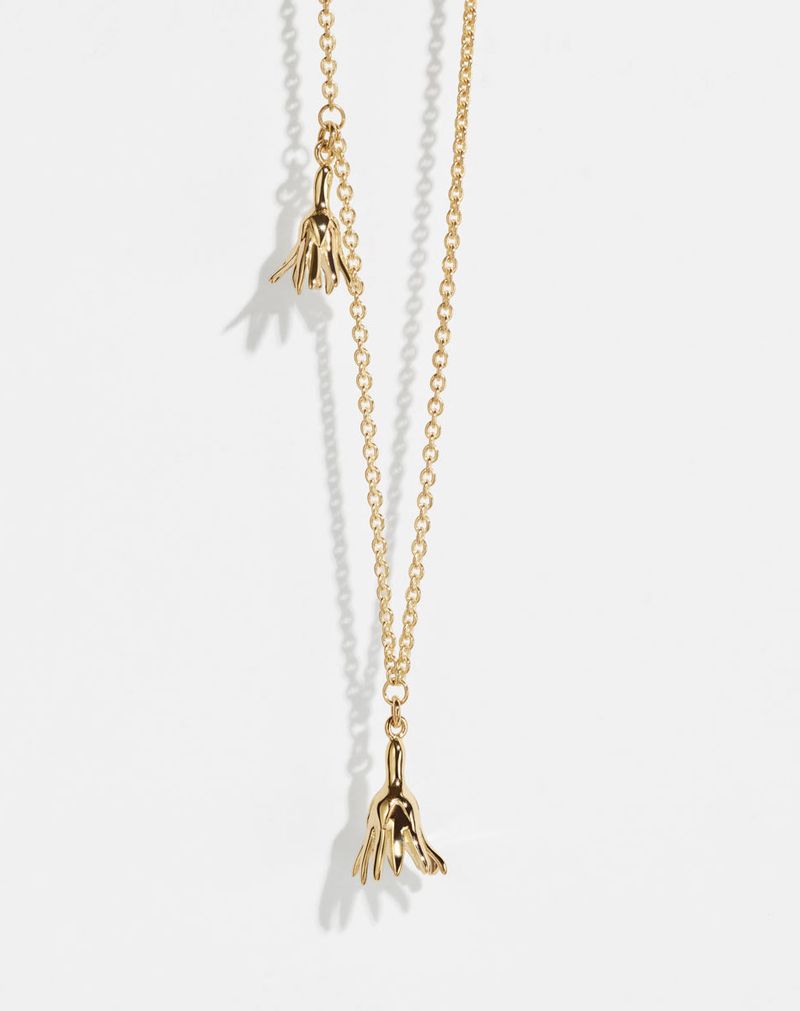 Meadowlark Magda Two Charm Necklace - Gold