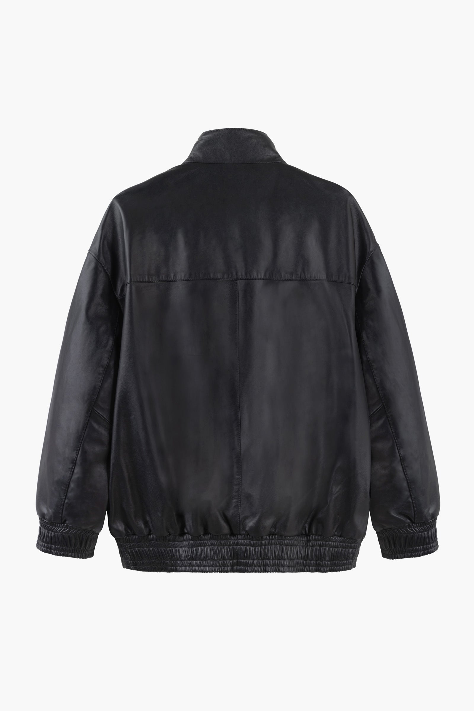 Leather Bomber - Black - Banded Together