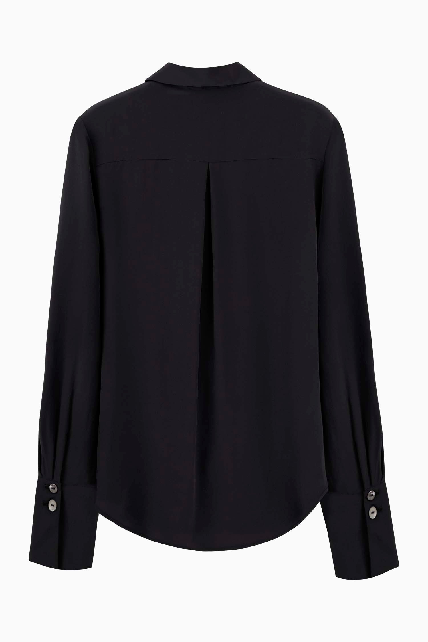 Perfect Silk Shirt 2.0 - Black - Banded Together