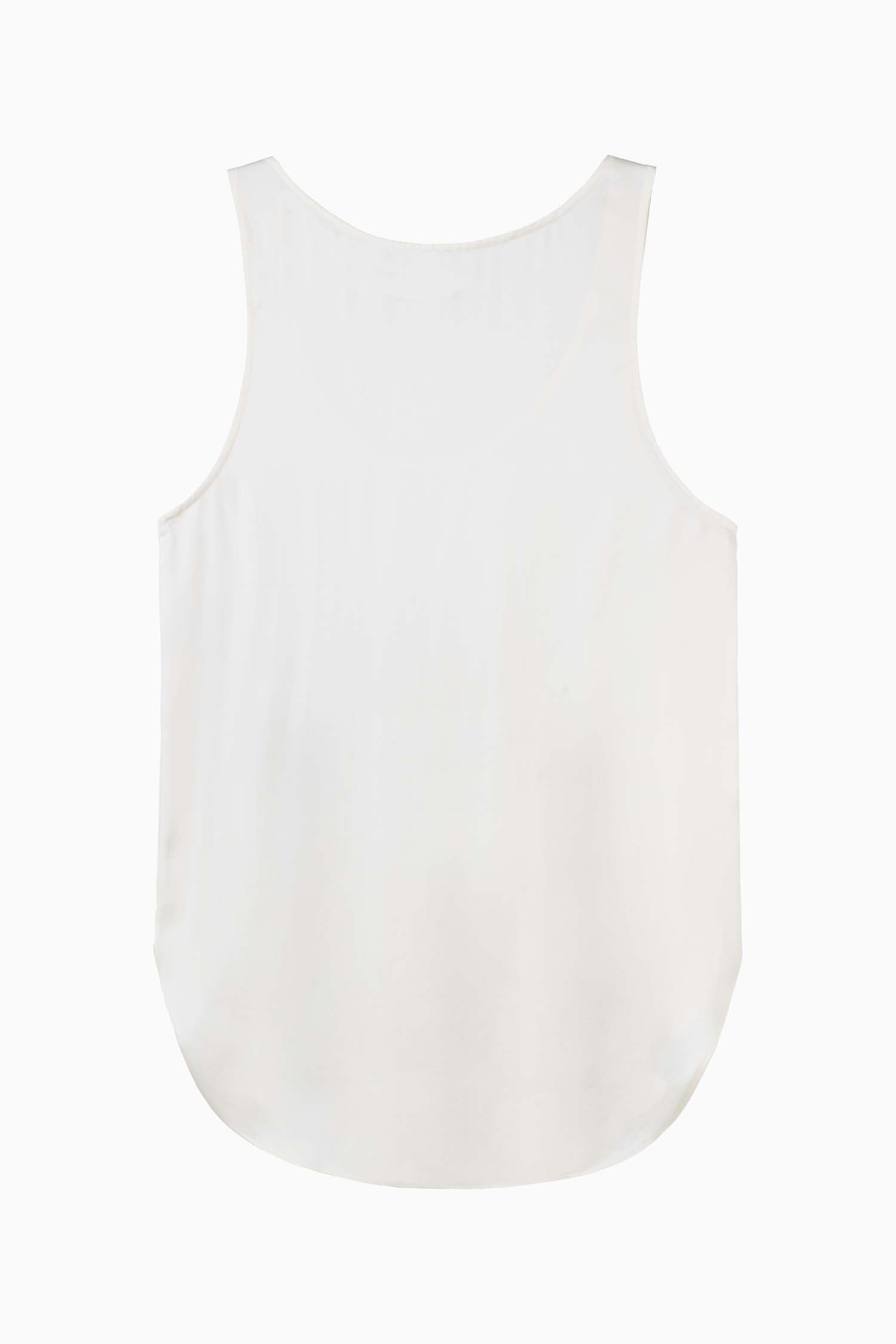 Perfect Silk Tank - Whisper White - Banded Together