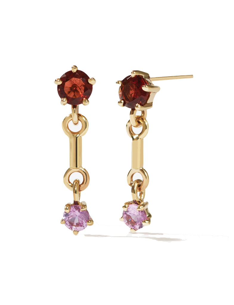 Bisous Drop Earrings - Gold by Meadowlark