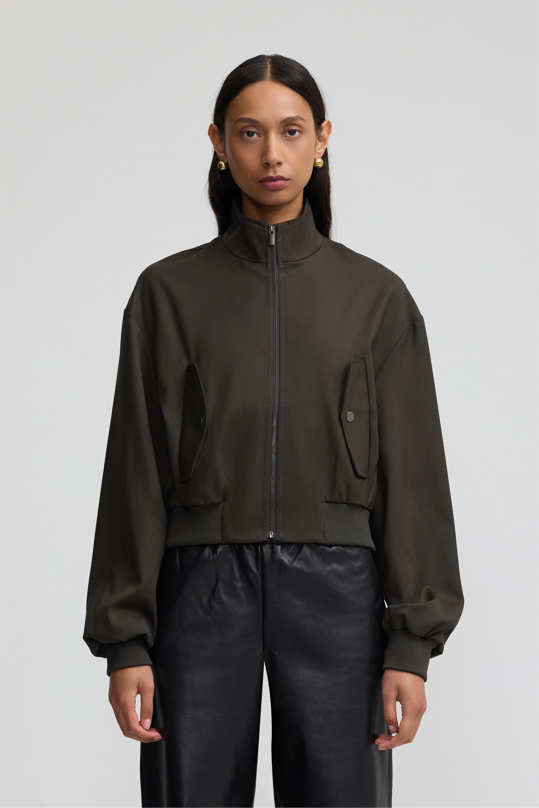 Baby Bomber - Woodland Wool