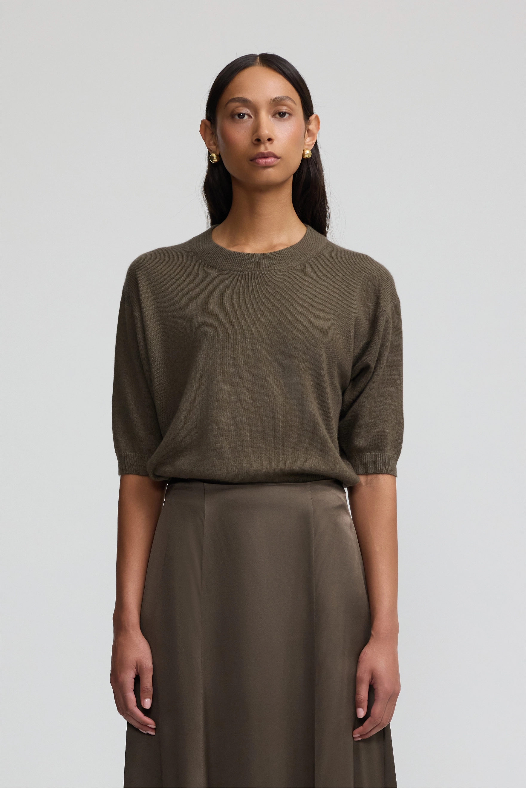 Cashmere Haven Knit - Dark Moss