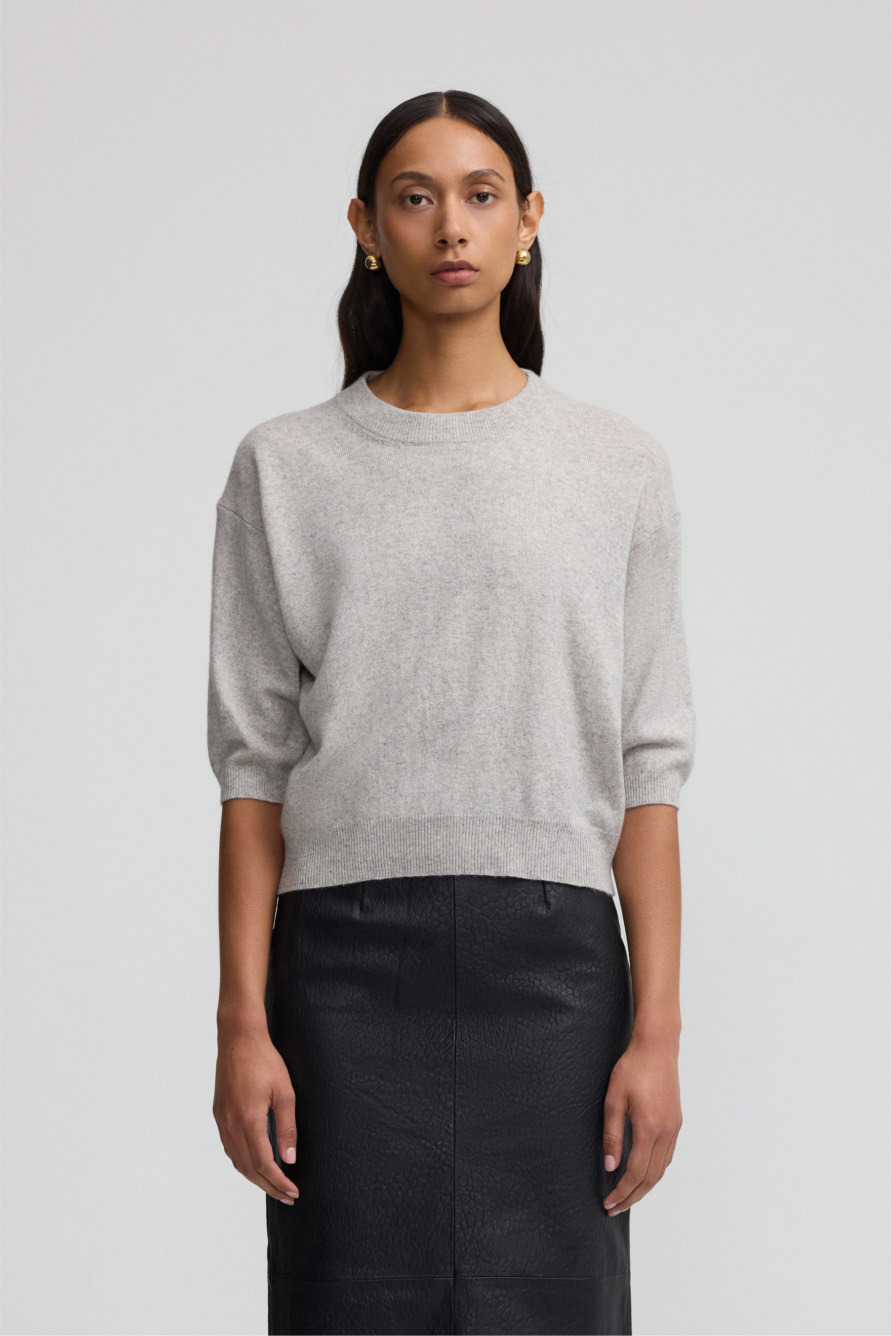 Cashmere Haven Knit - Light Grey