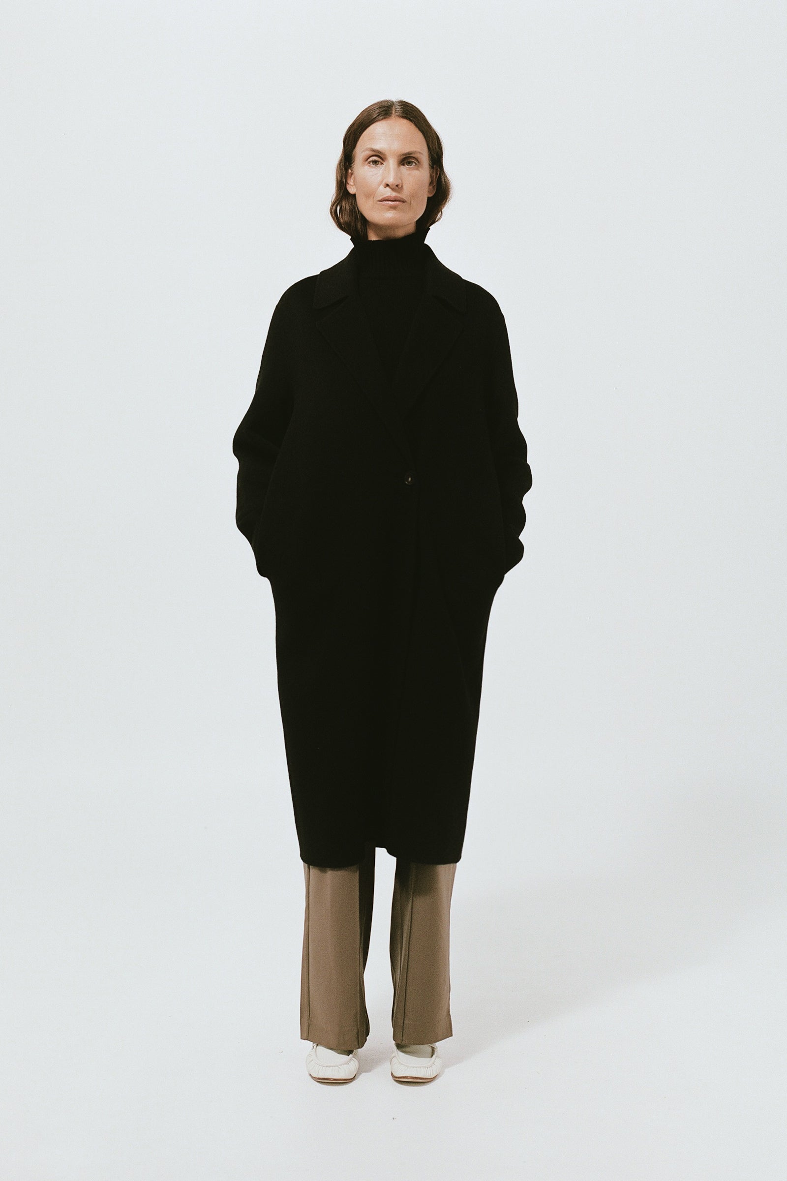 Cashmere Icon Coat - Black