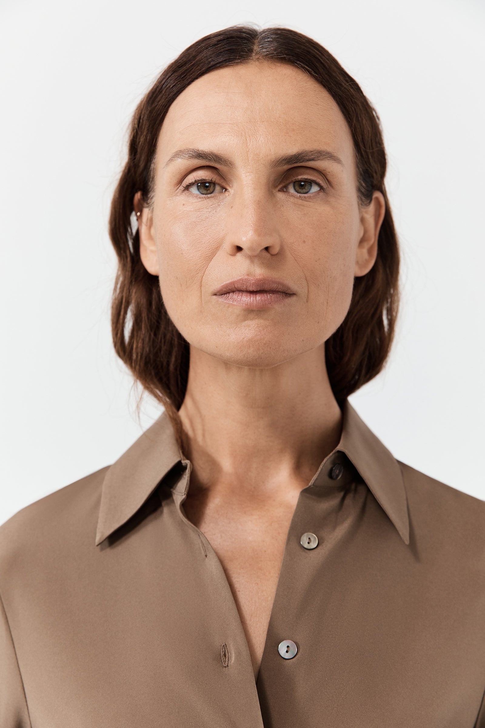 Modern Shirt - Teak Silk