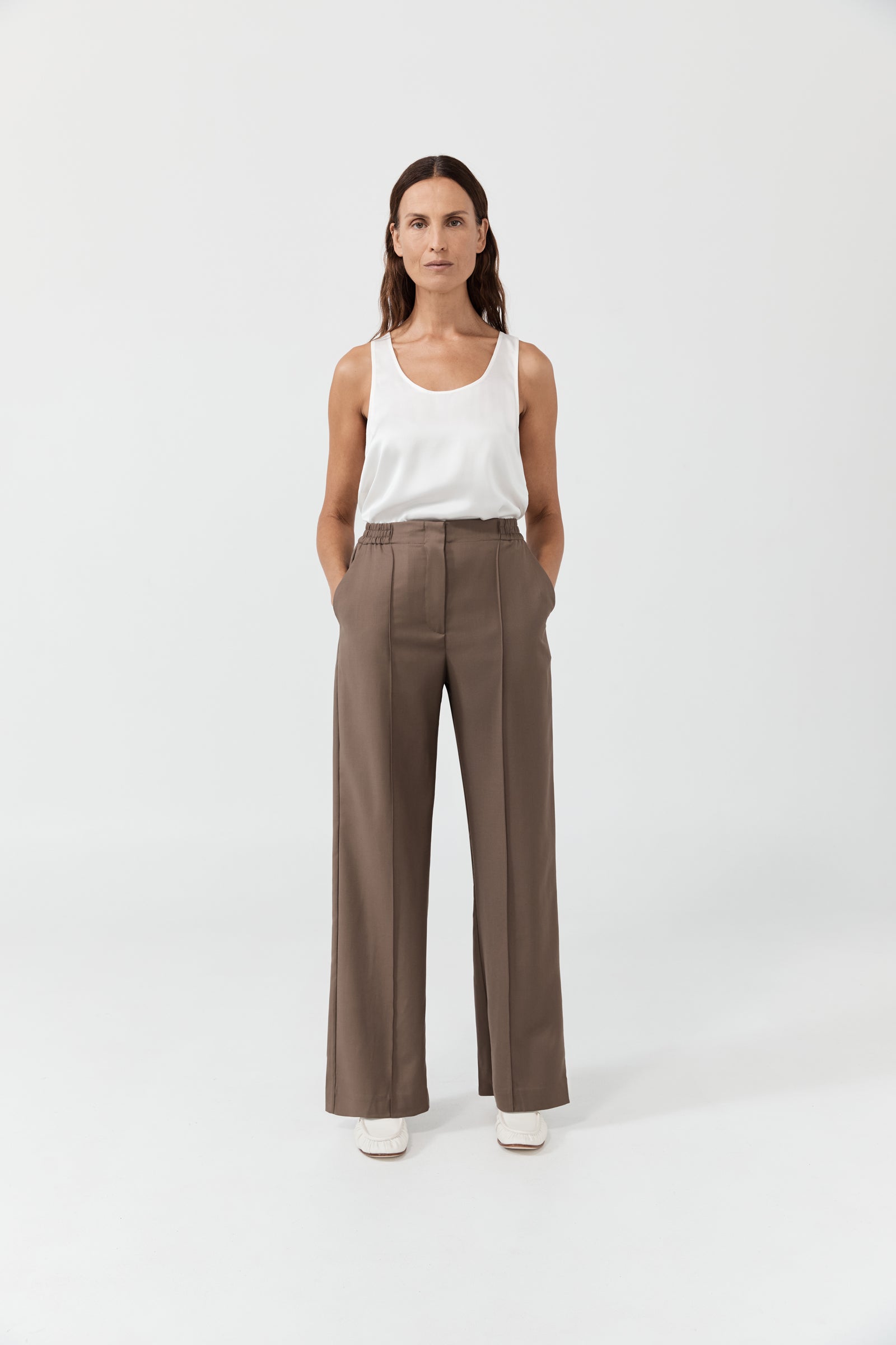 Easy Pant - Weathered Teak Wool