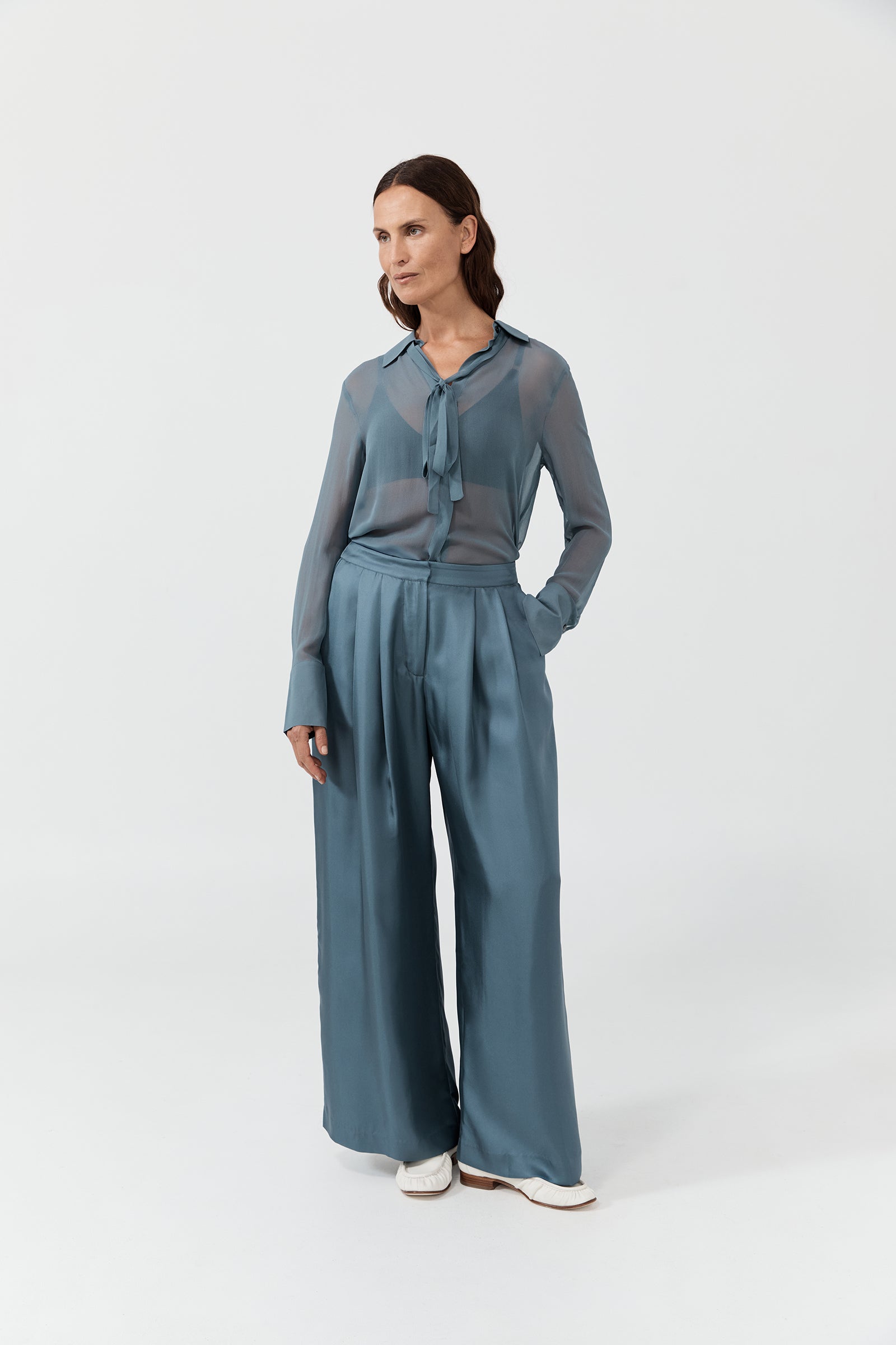 Perfect Shirt 2.0 - Storm Georgette