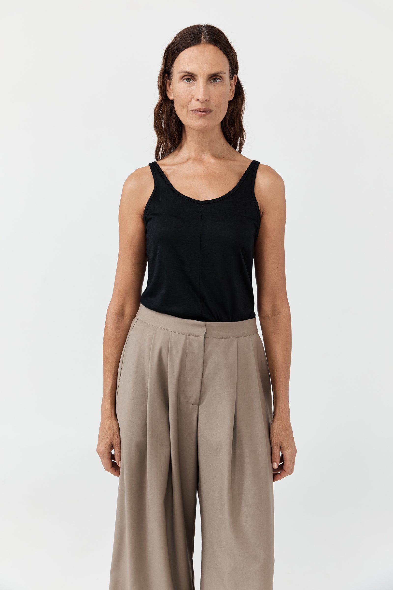 Merino Camisole - Black