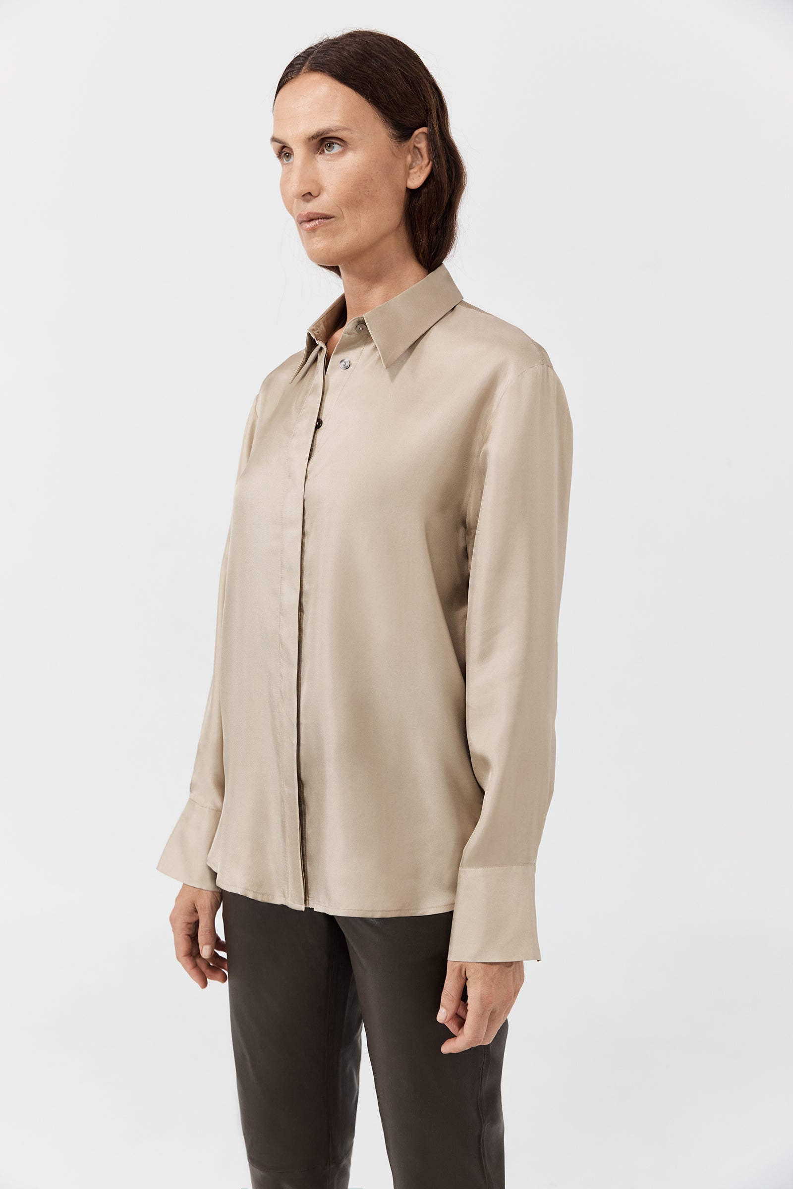 Hero Shirt - New Beige Silk