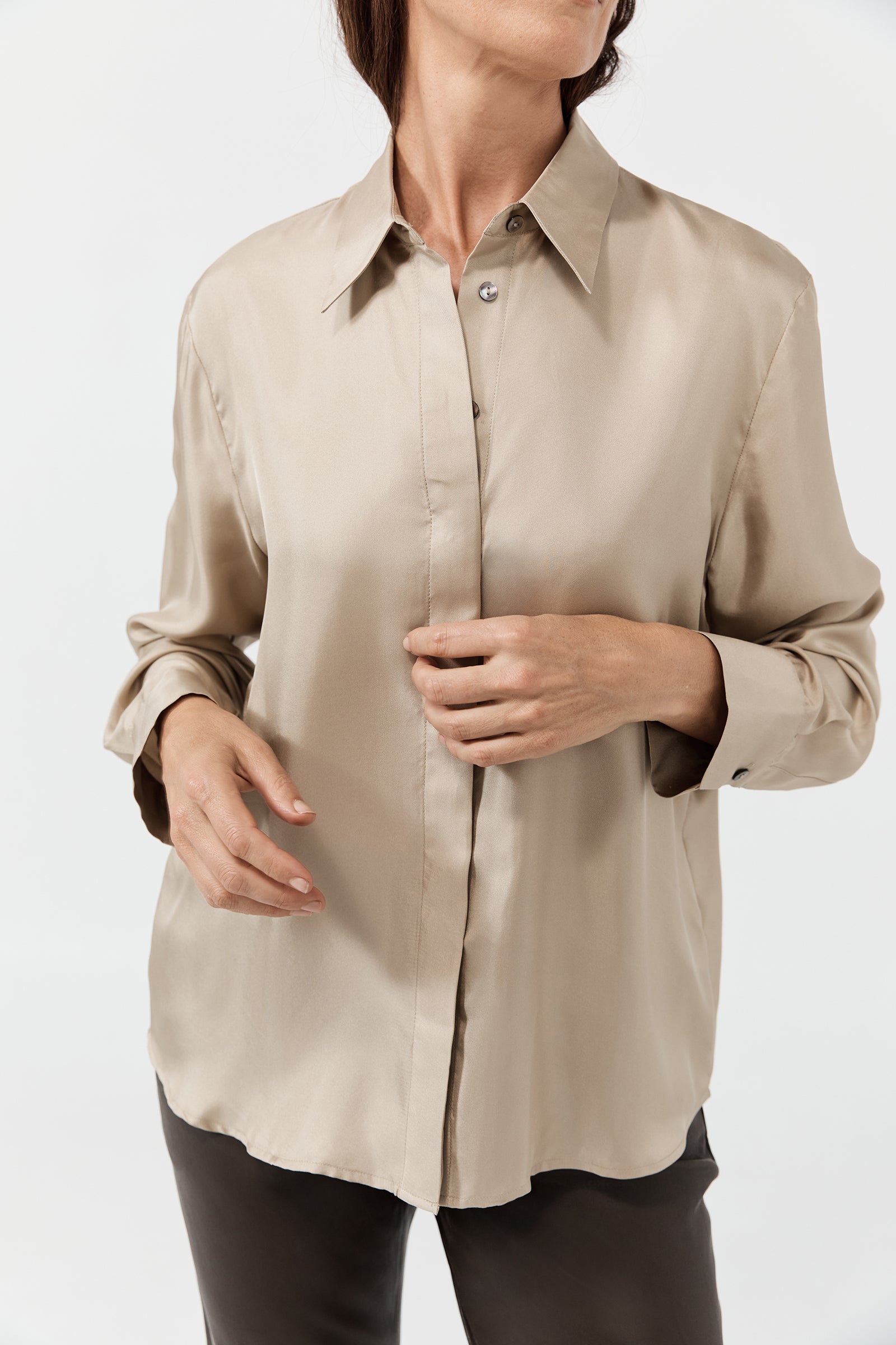 Hero Shirt - New Beige Silk