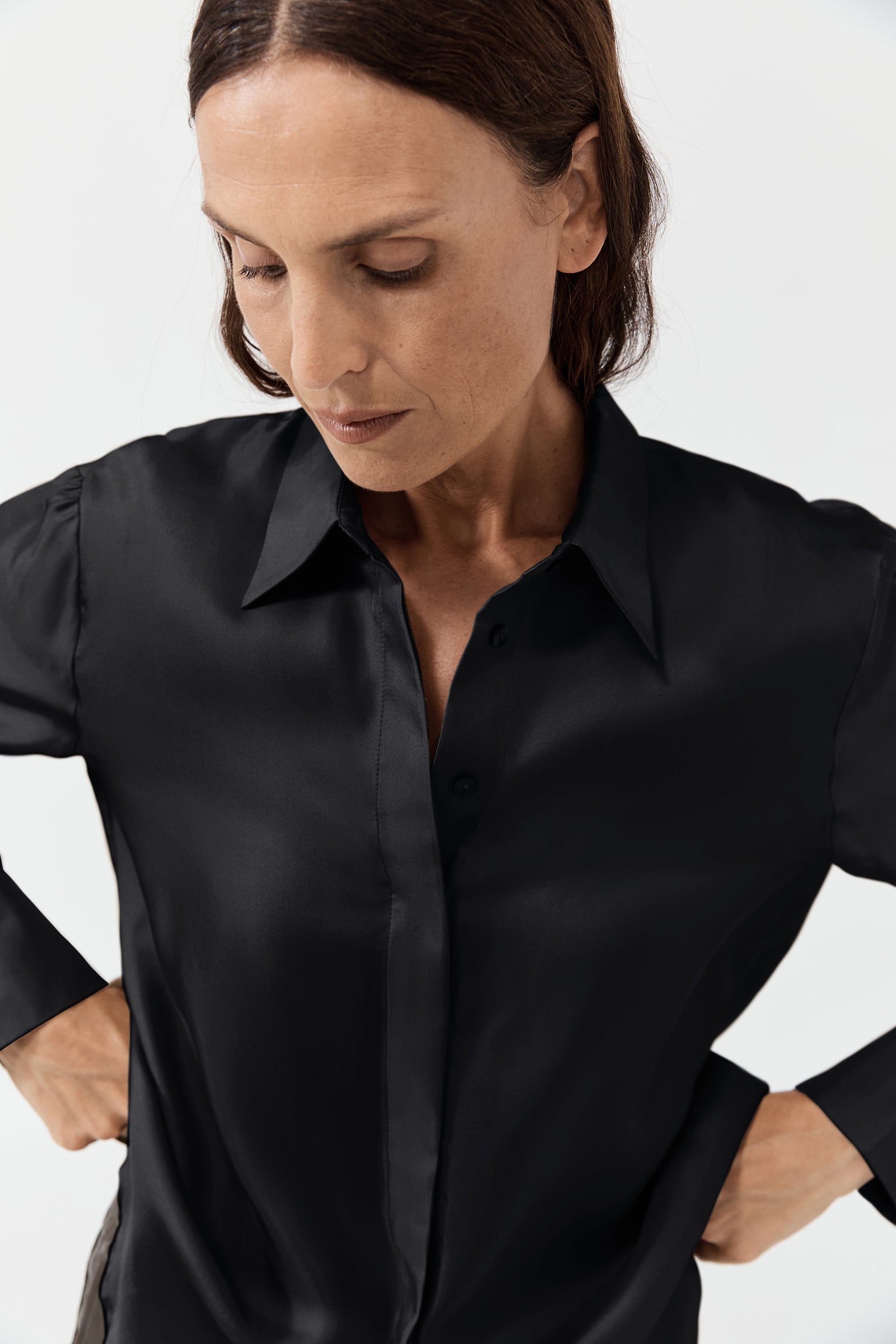 Hero Shirt - Black Silk