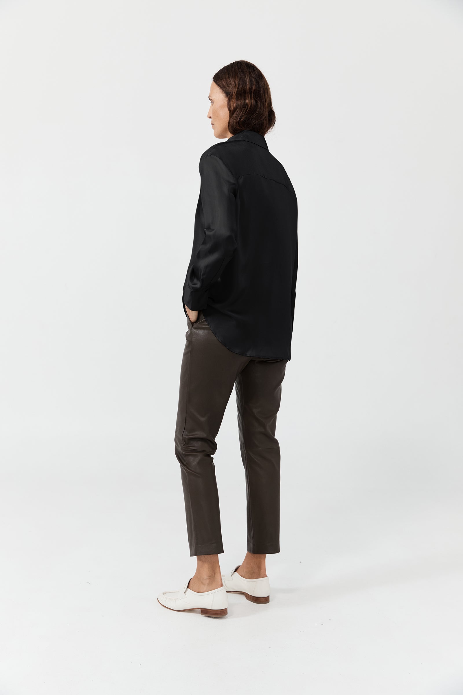 Hero Shirt - Black Silk