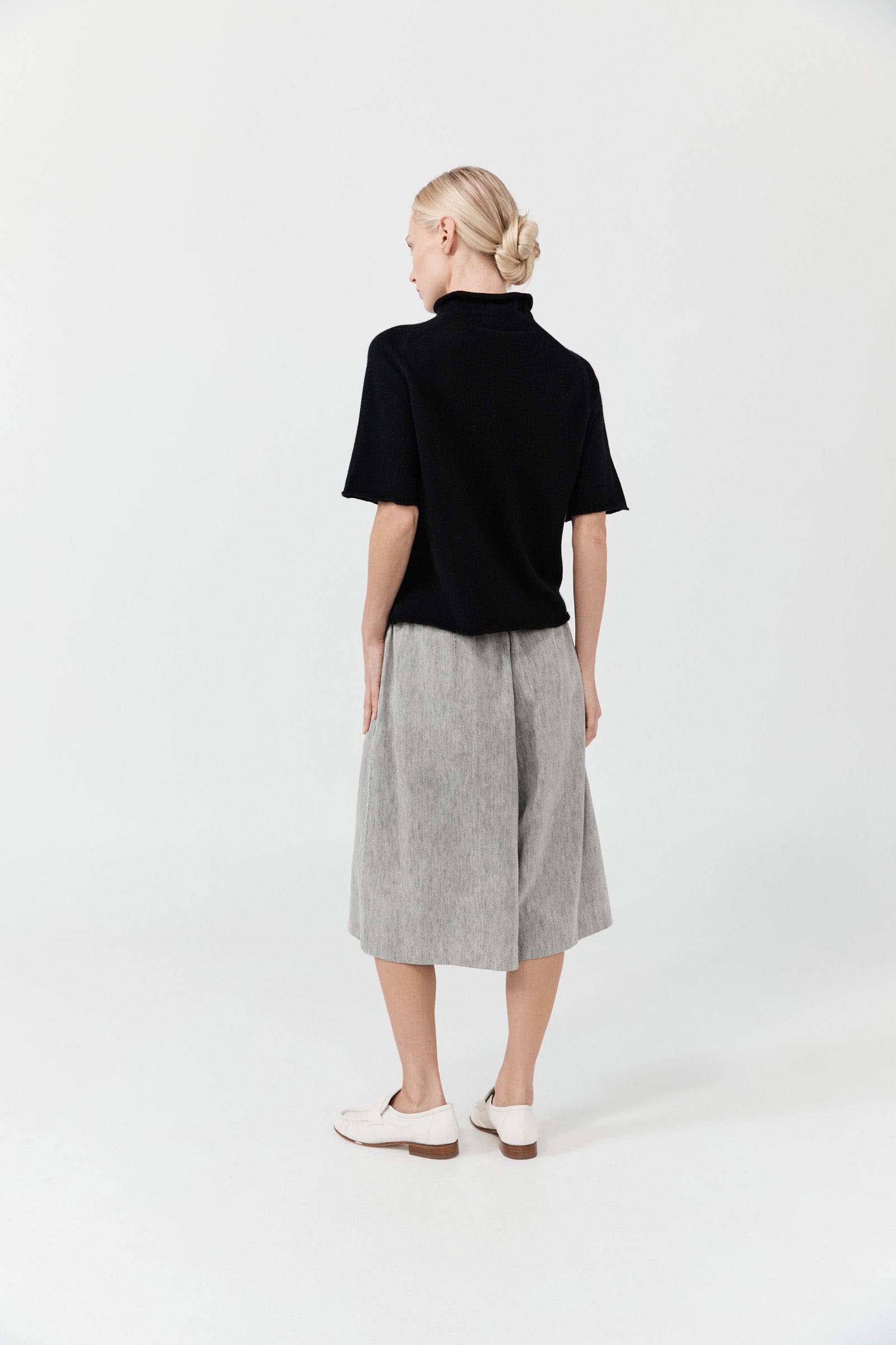 Culotte - Vintage Grey Denim