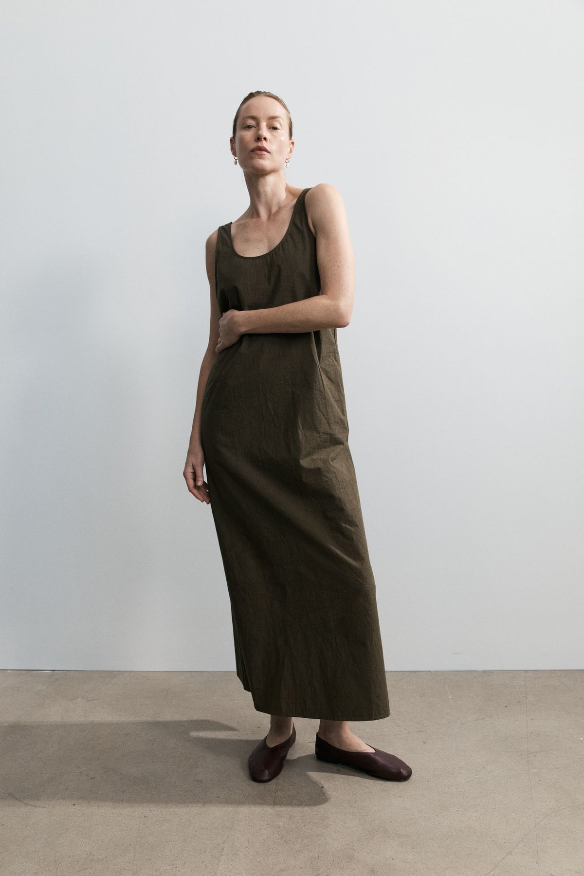 Easy Dress - Olivo Cotton
