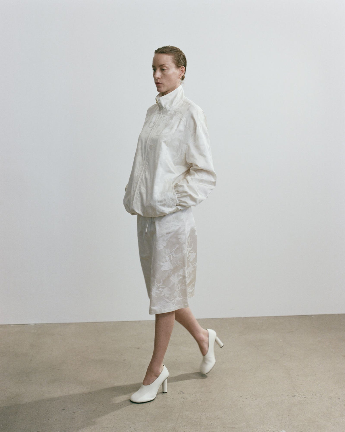 Origin Skirt - Heirloom Silk Cotton Jacquard