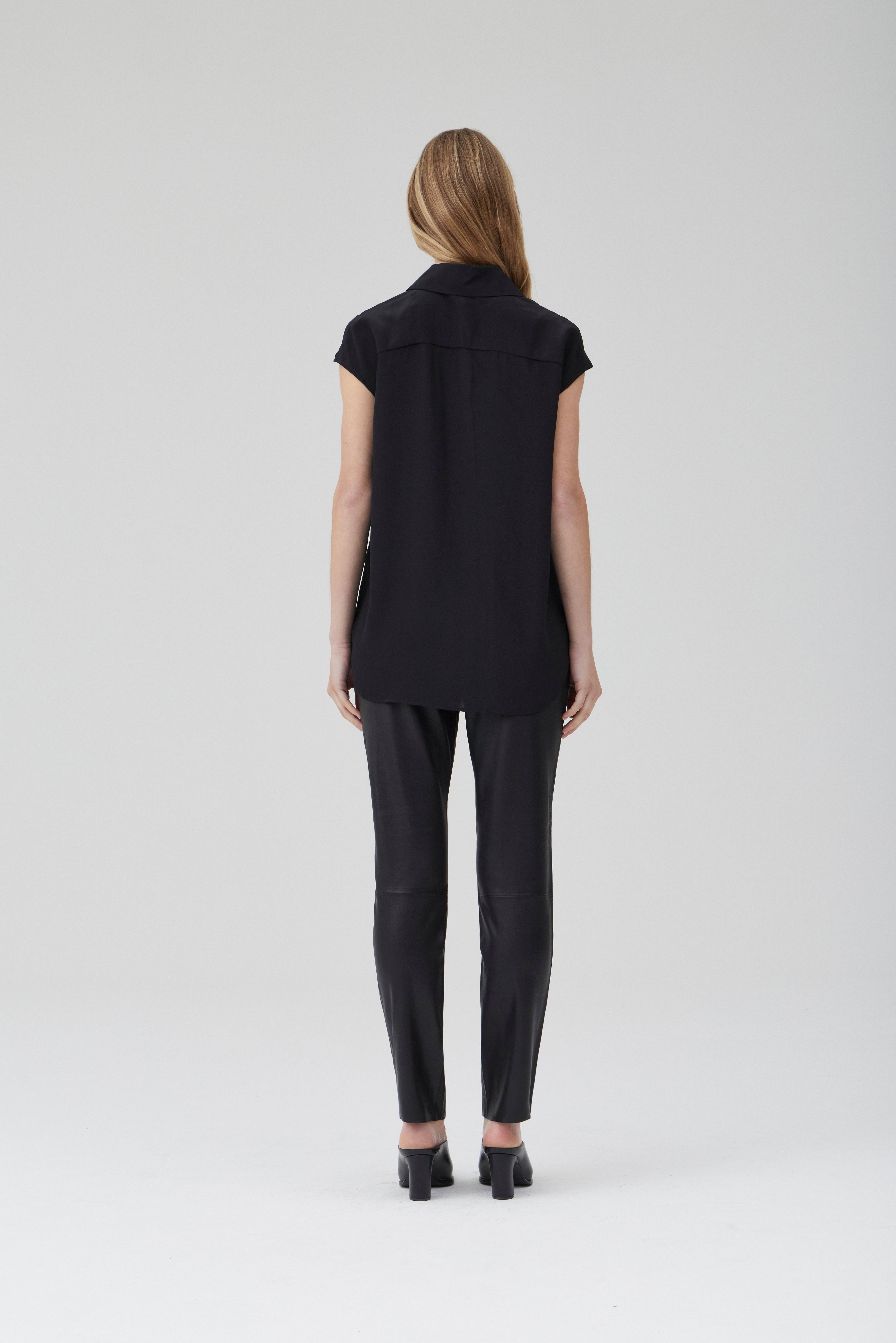 Easy Shirt - Black Silk