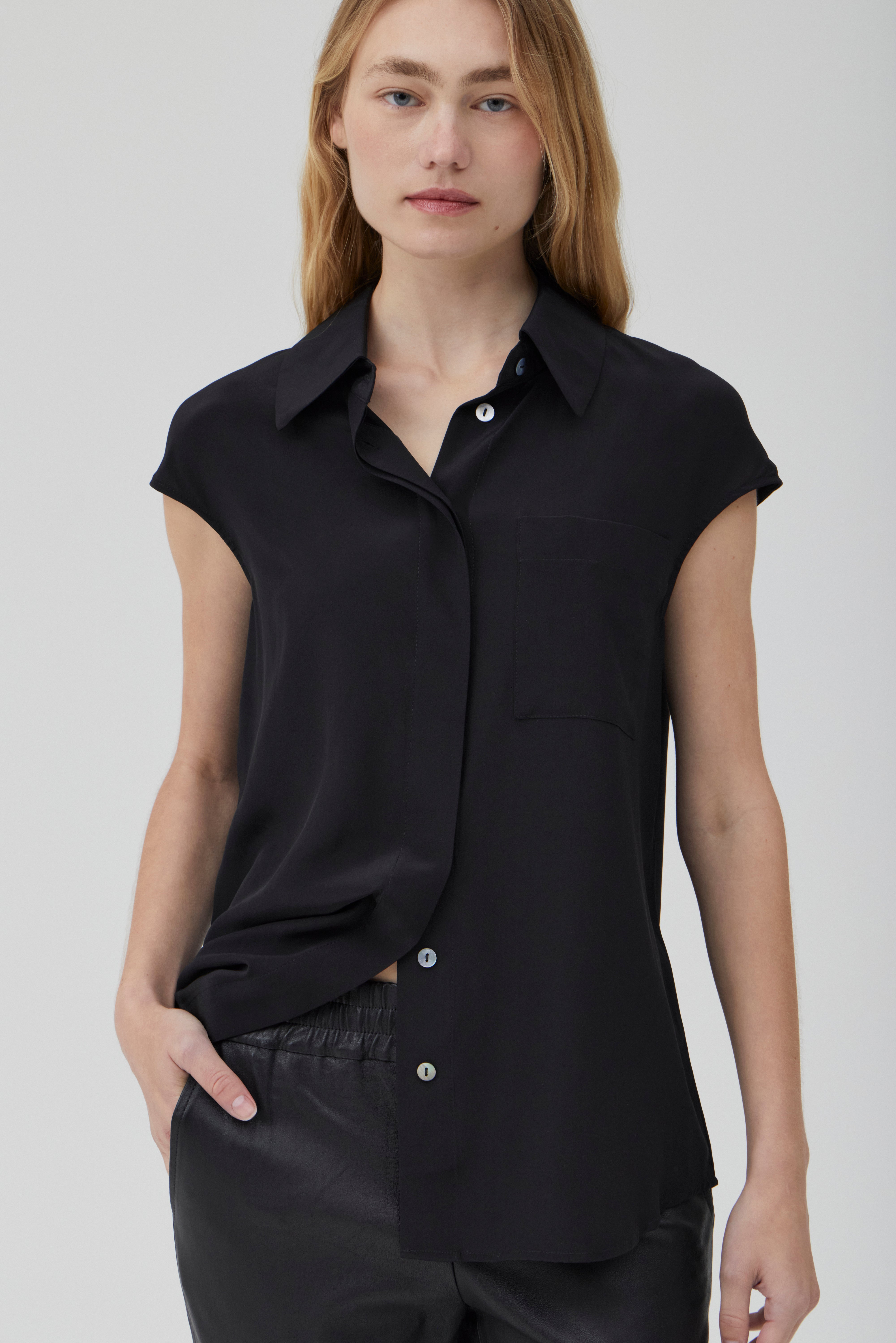 Easy Shirt - Black Silk