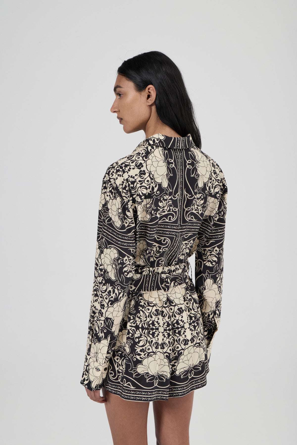 Easy Shorts - Scarf Print Silk