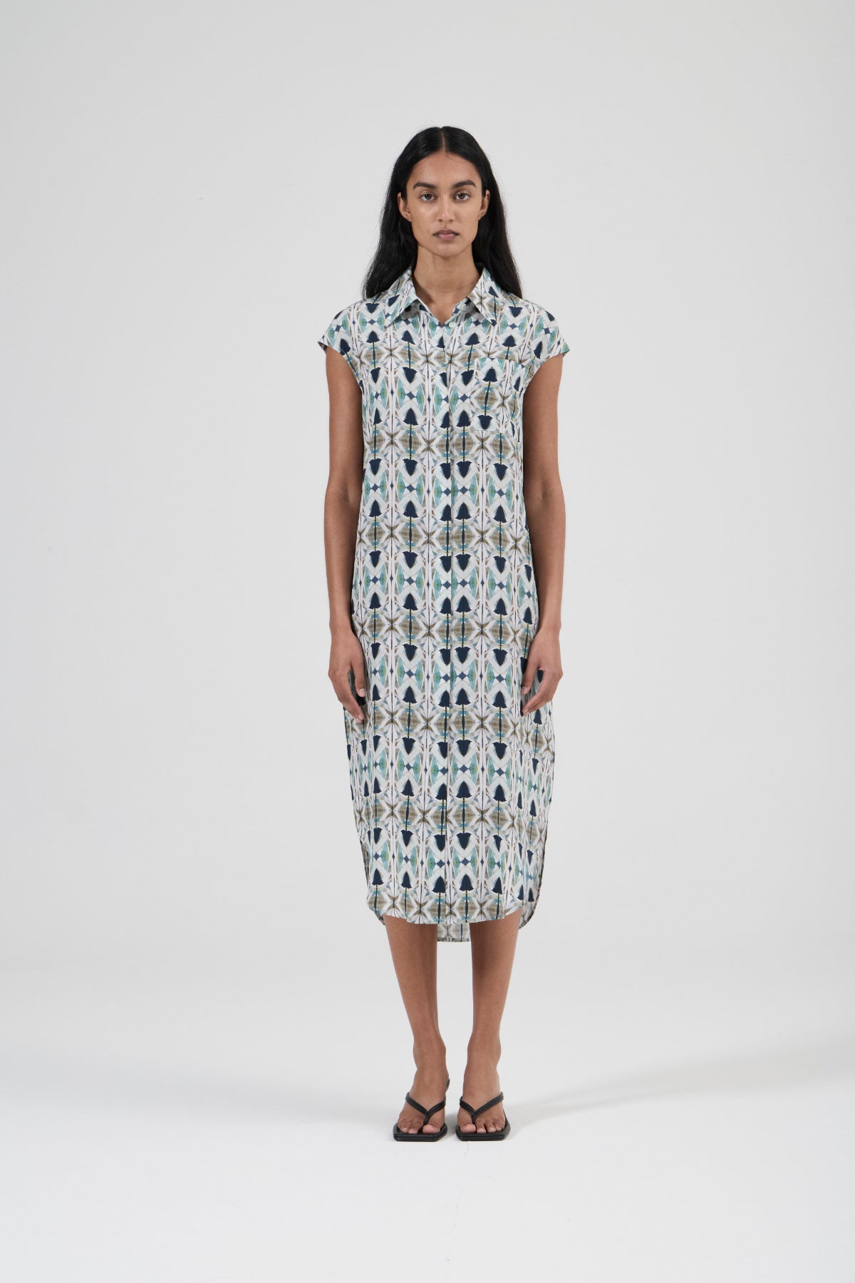 Pool Dress - AP Tile Silk