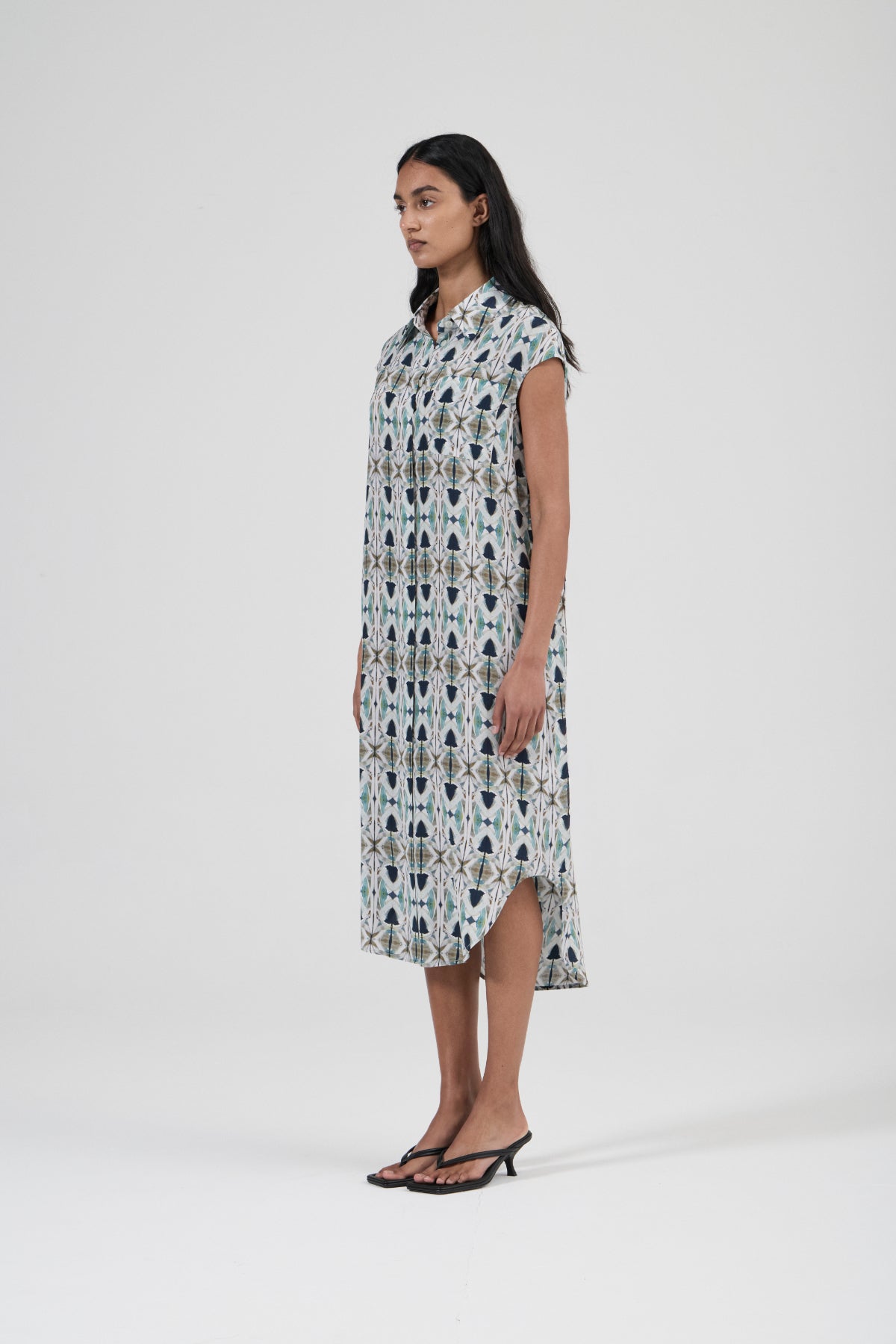 Pool Dress - AP Tile Silk