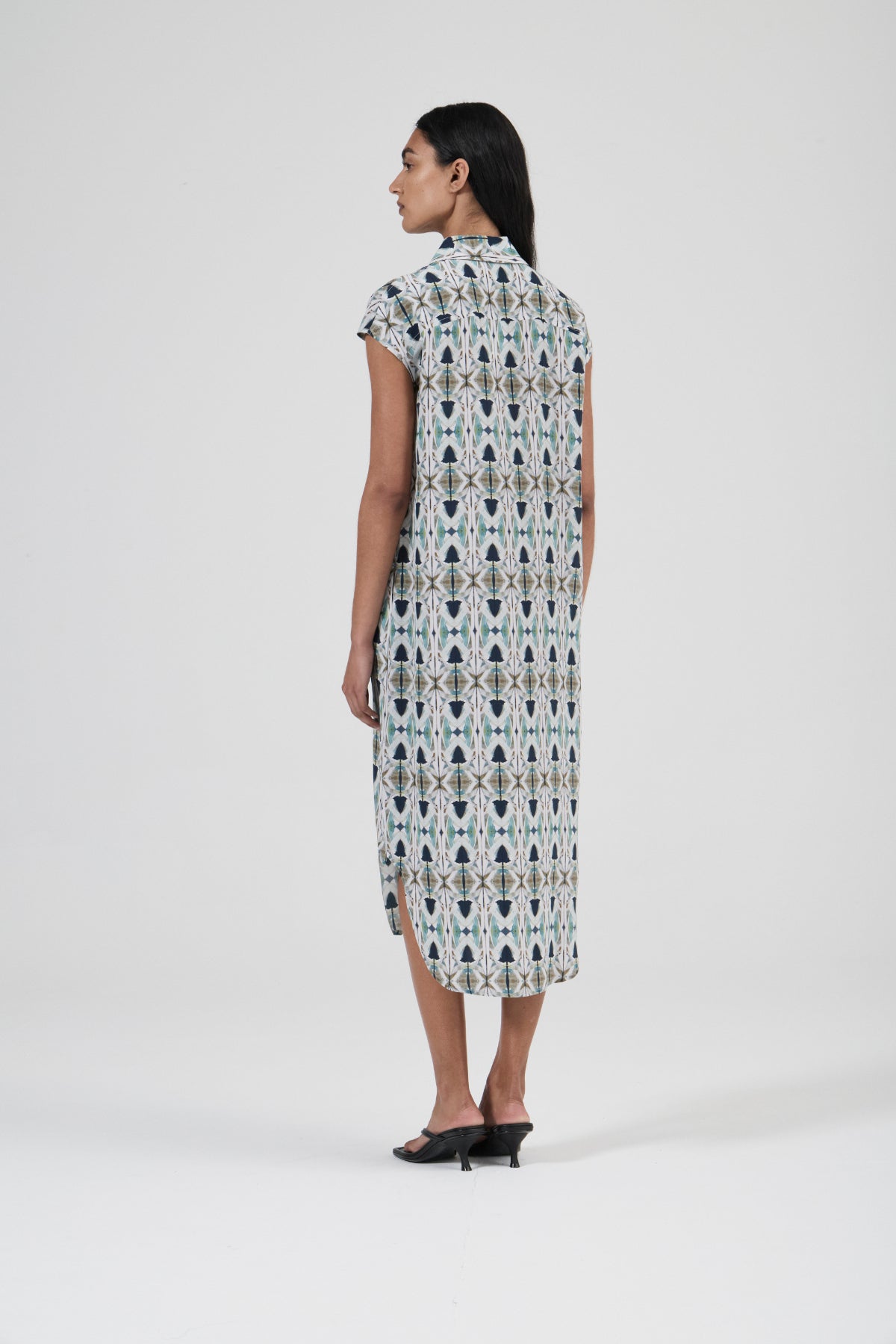 Pool Dress - AP Tile Silk