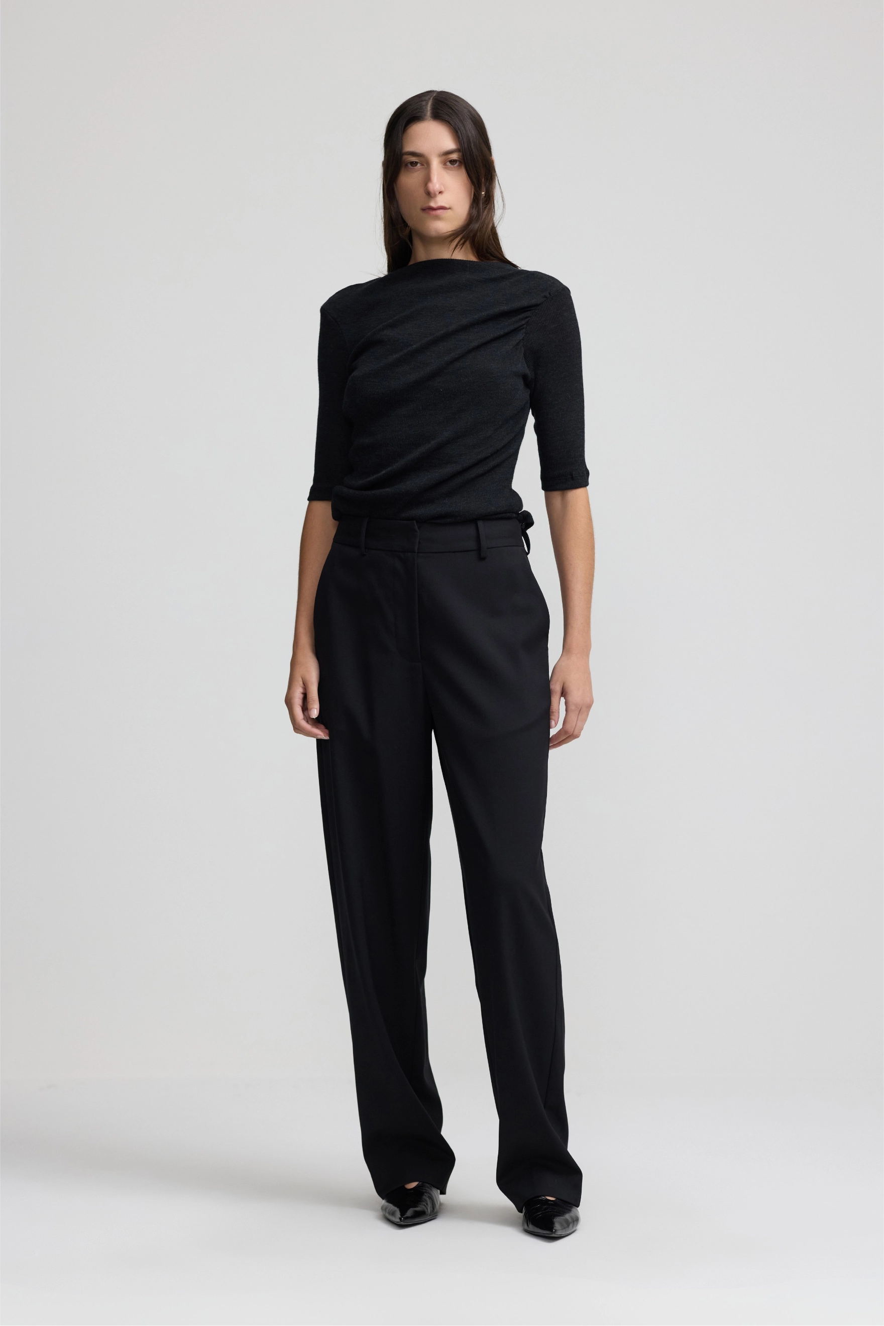 Forever Pant - Black Wool