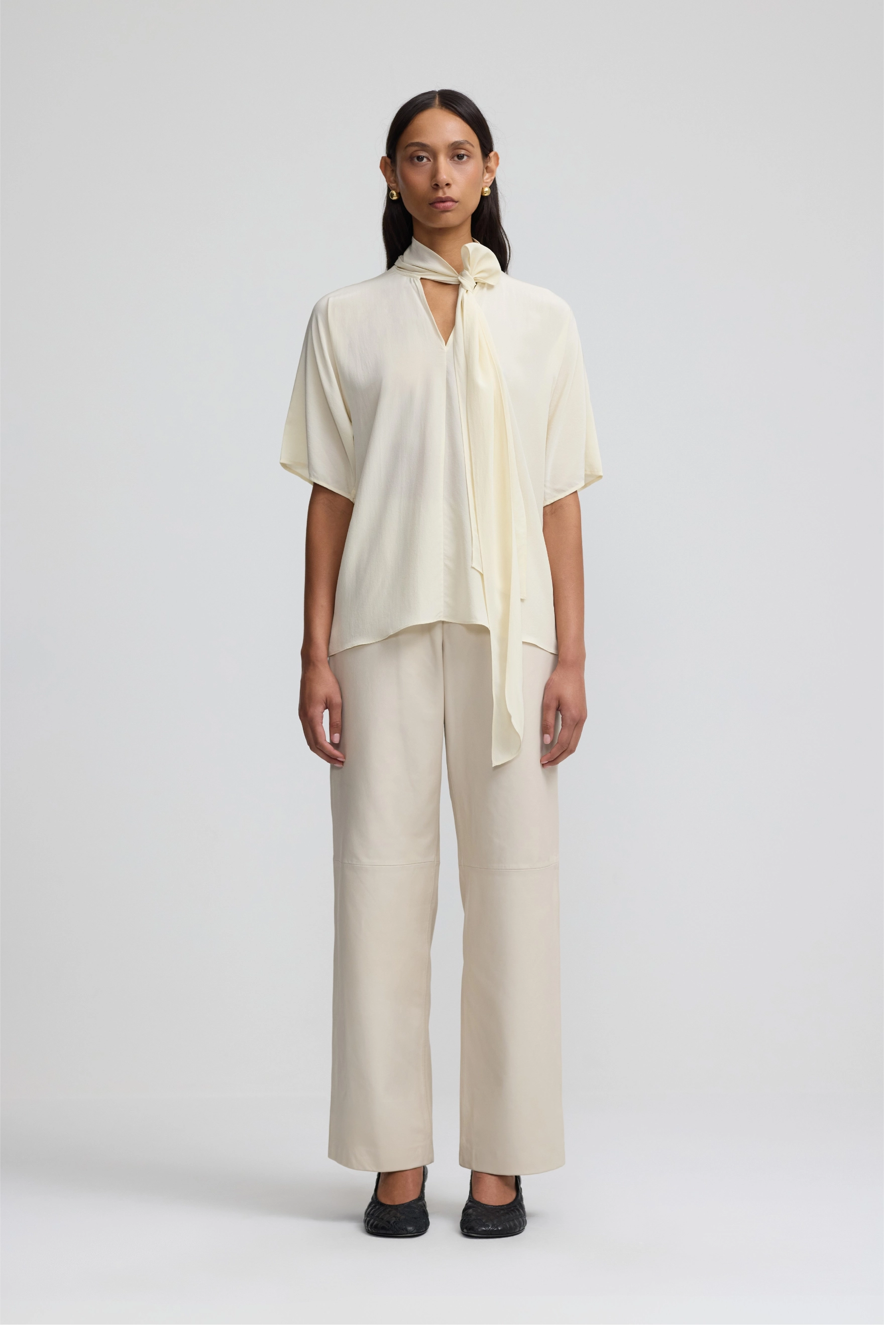 Silk Scarf T - Pistachio Shell