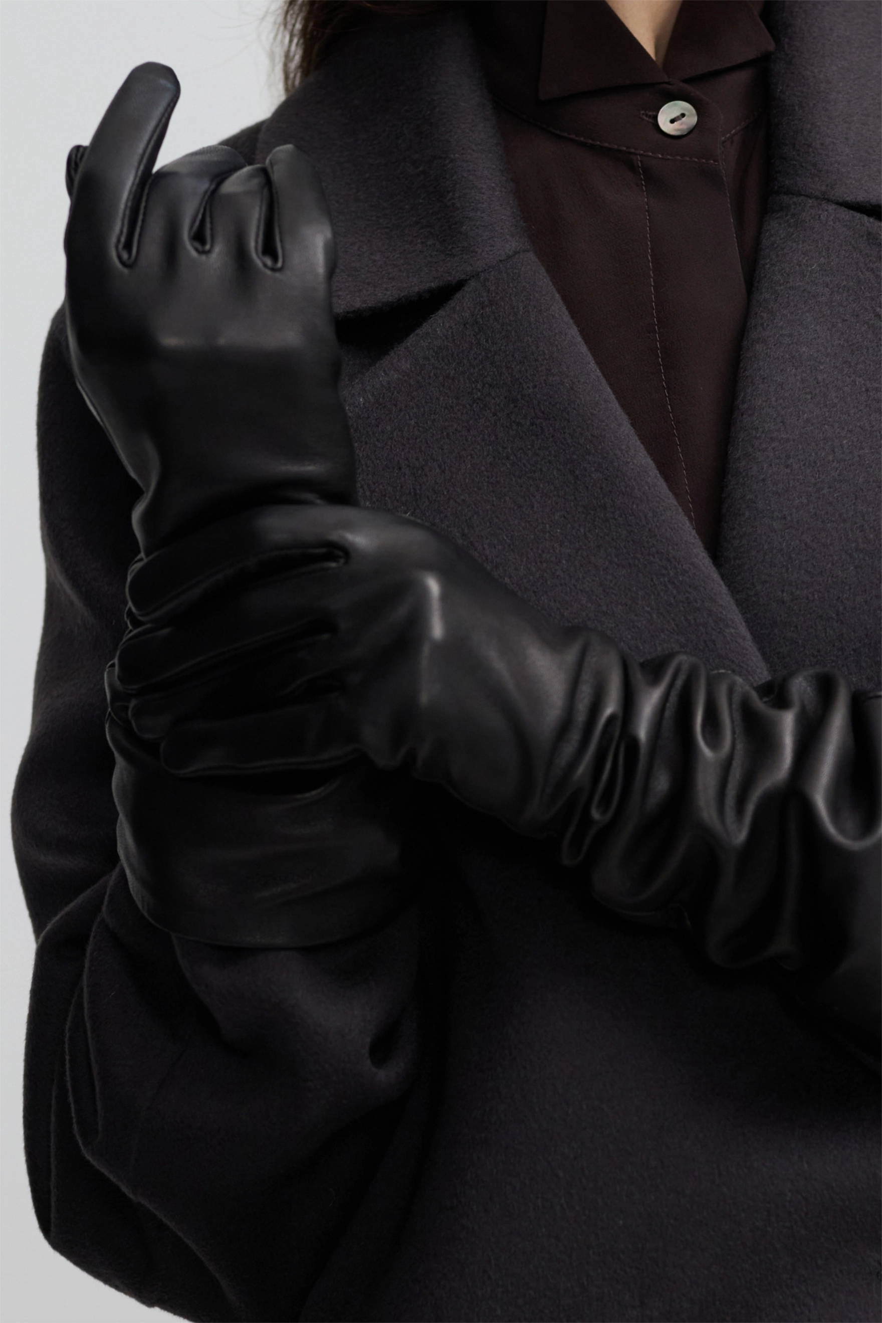 Nappa Leather Gloves - Black