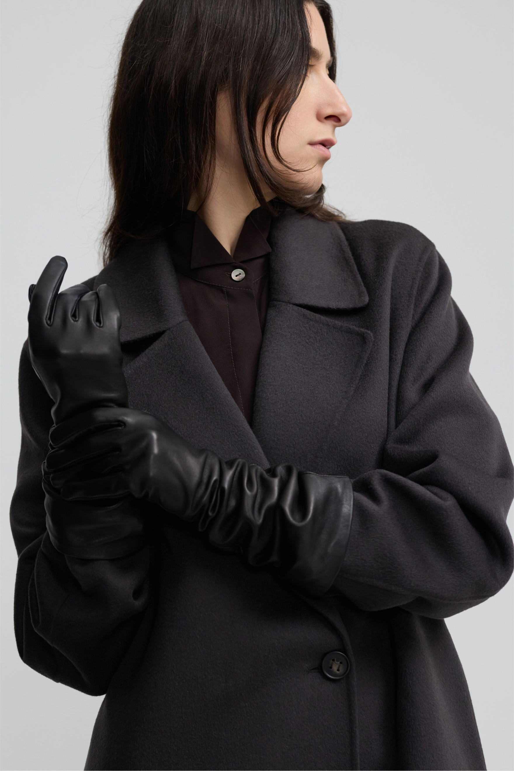 Cashmere Icon Coat - Dark Chocolate
