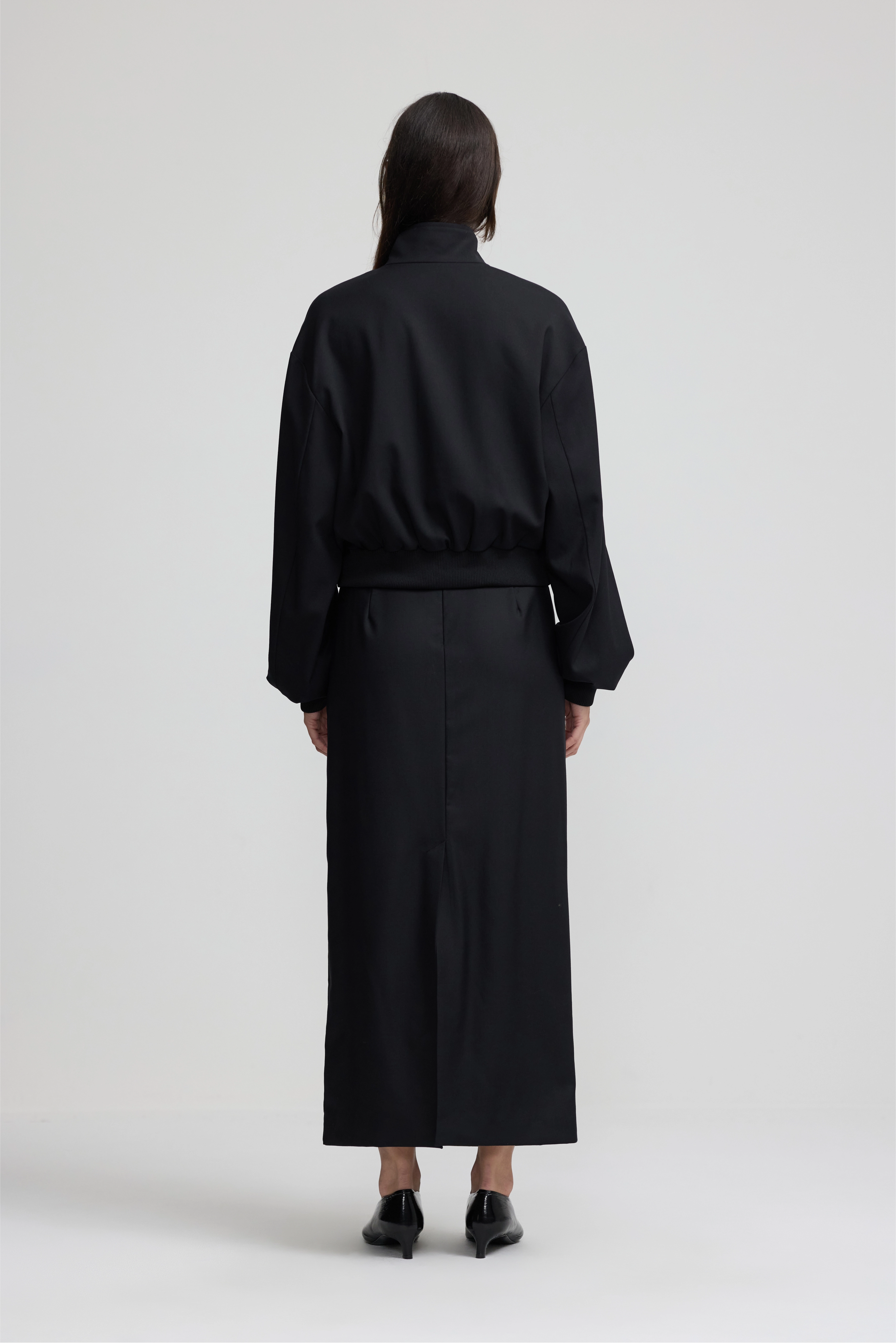 Baby Bomber - Black Wool