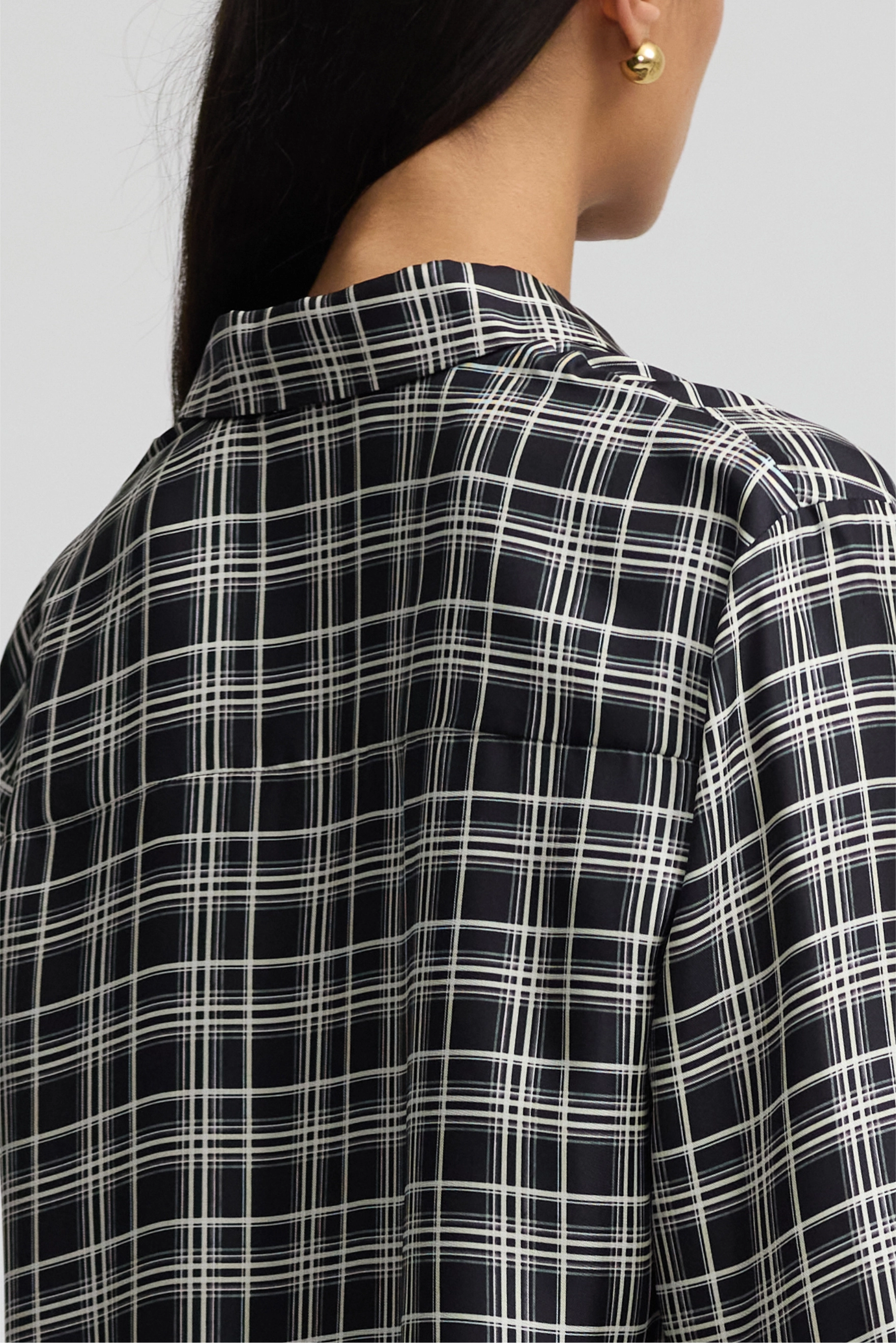 Hero Shirt - Little Checkmate Silk Twill