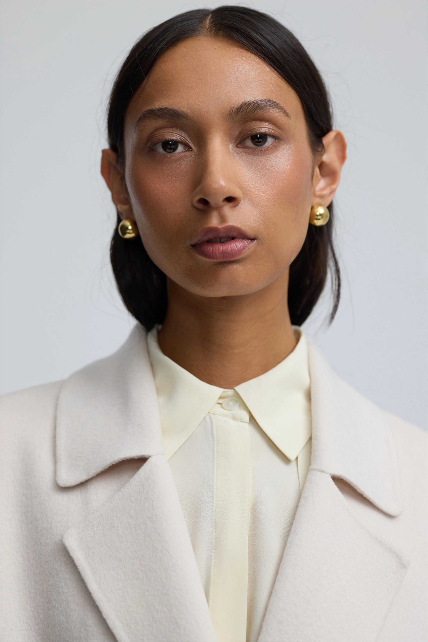 Cashmere Icon Coat - Salt